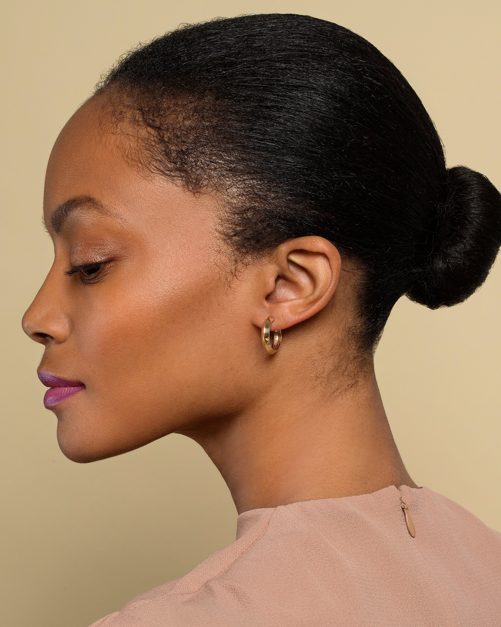 Accordion Hoop Earrings - Image 2