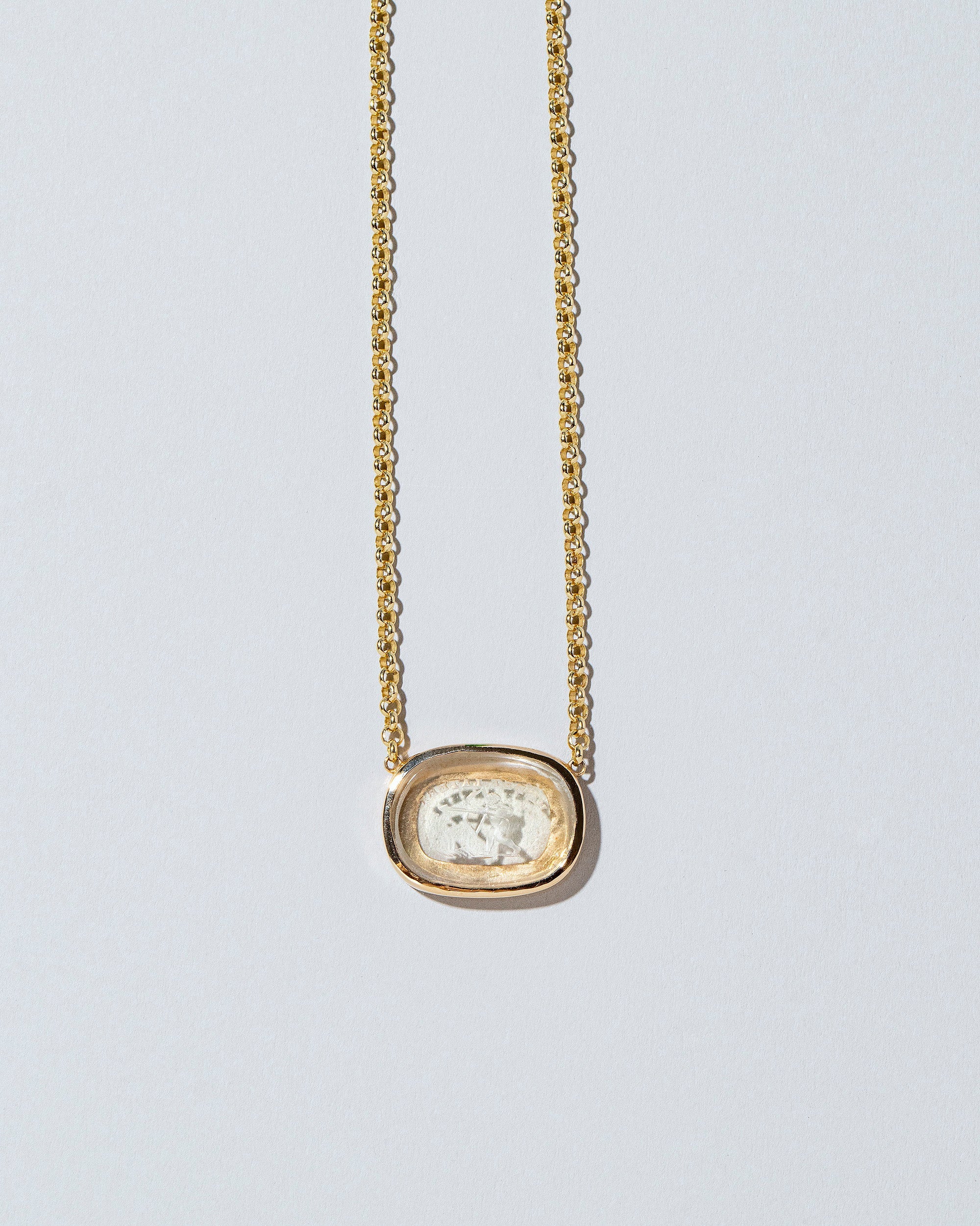 Arrow Intaglio Seal Necklace