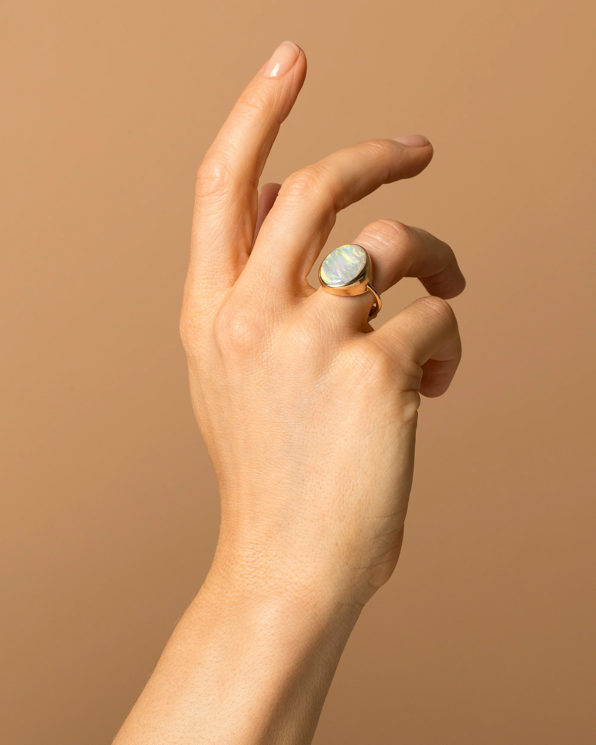 Australian Black Opal Ring - Image 3