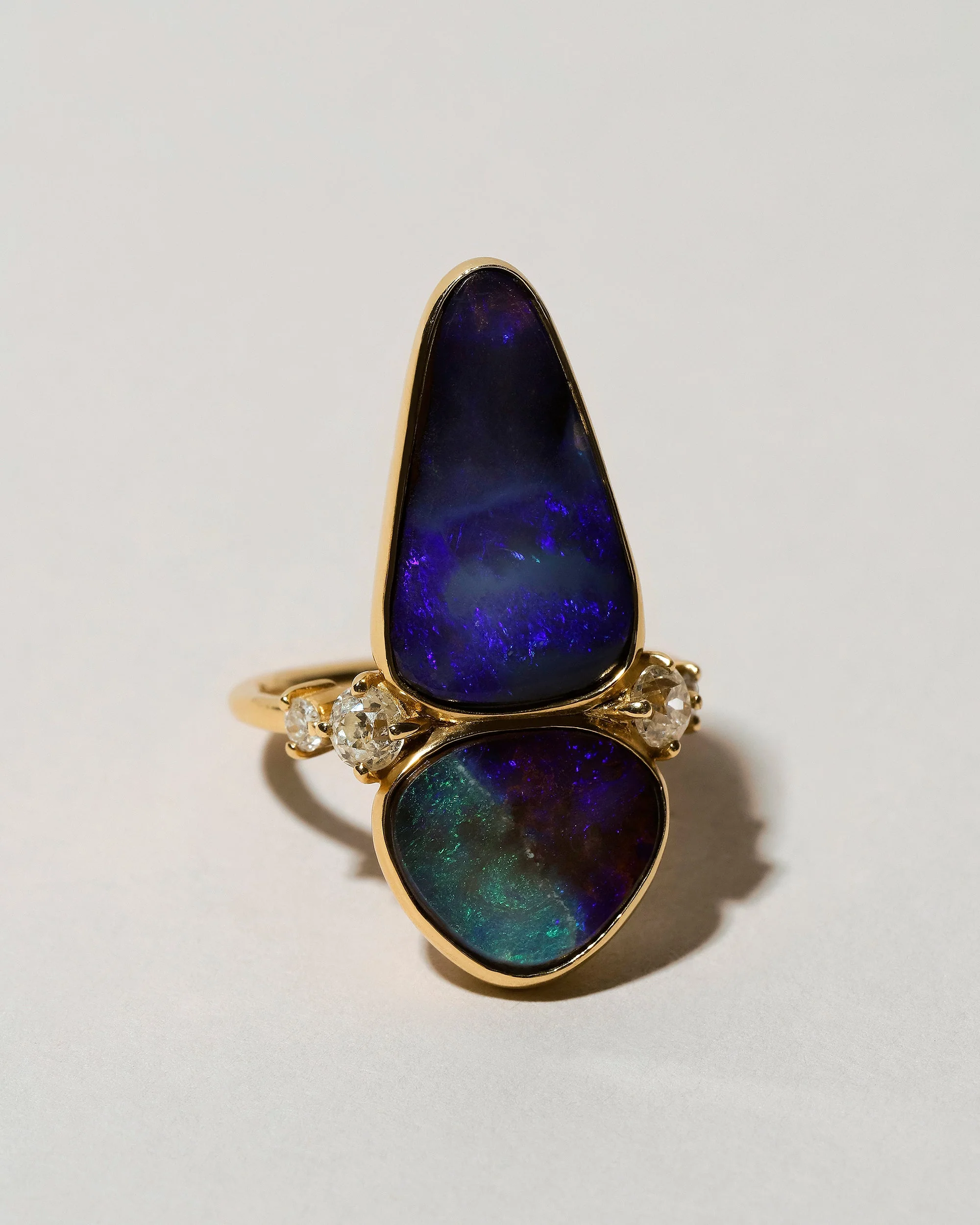 Australian Boulder Opal Ring - Image 2