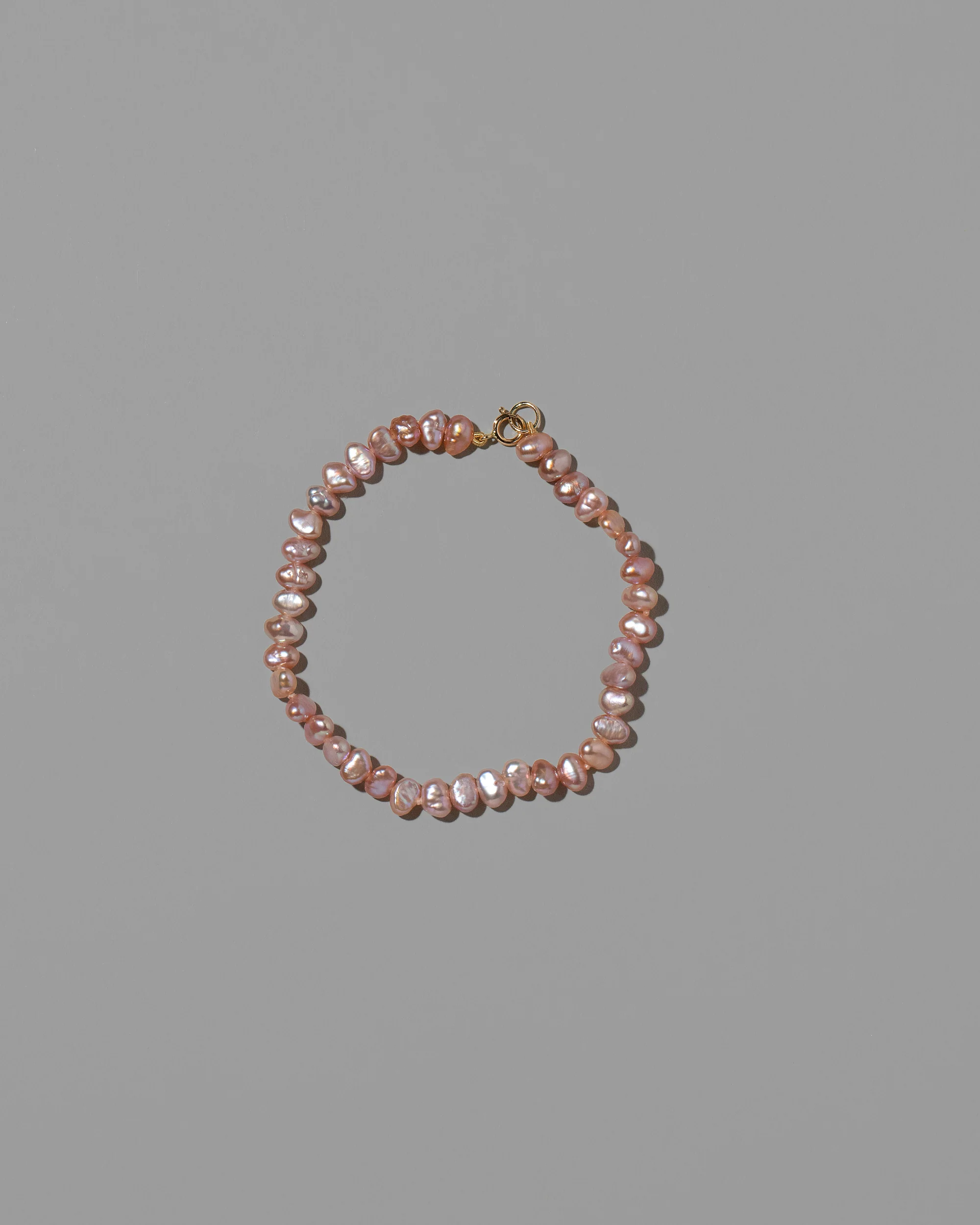 Pink Baroque Pearl Bracelet