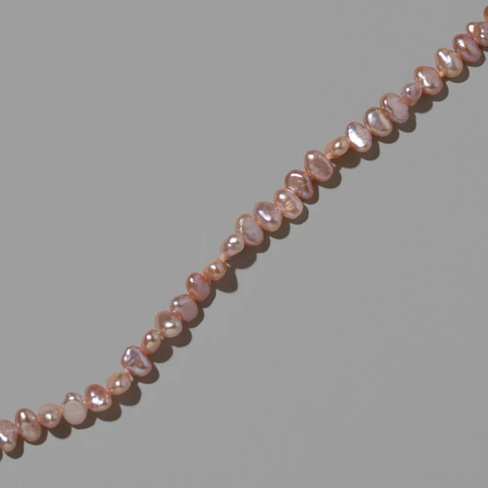 Pink Baroque Pearl Bracelet - Image 4