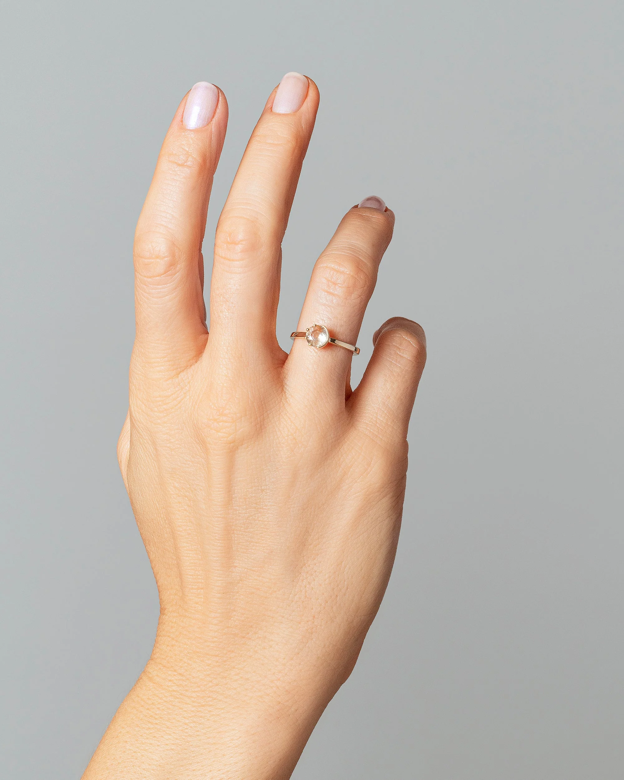 Sun & Moon Ring - Bicolor Yellow Sapphire - Image 5