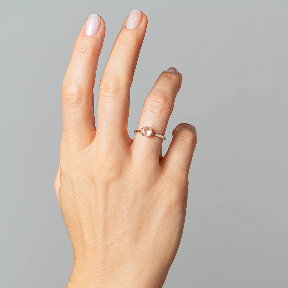 Sun & Moon Ring - Bicolor Yellow Sapphire - Image 6