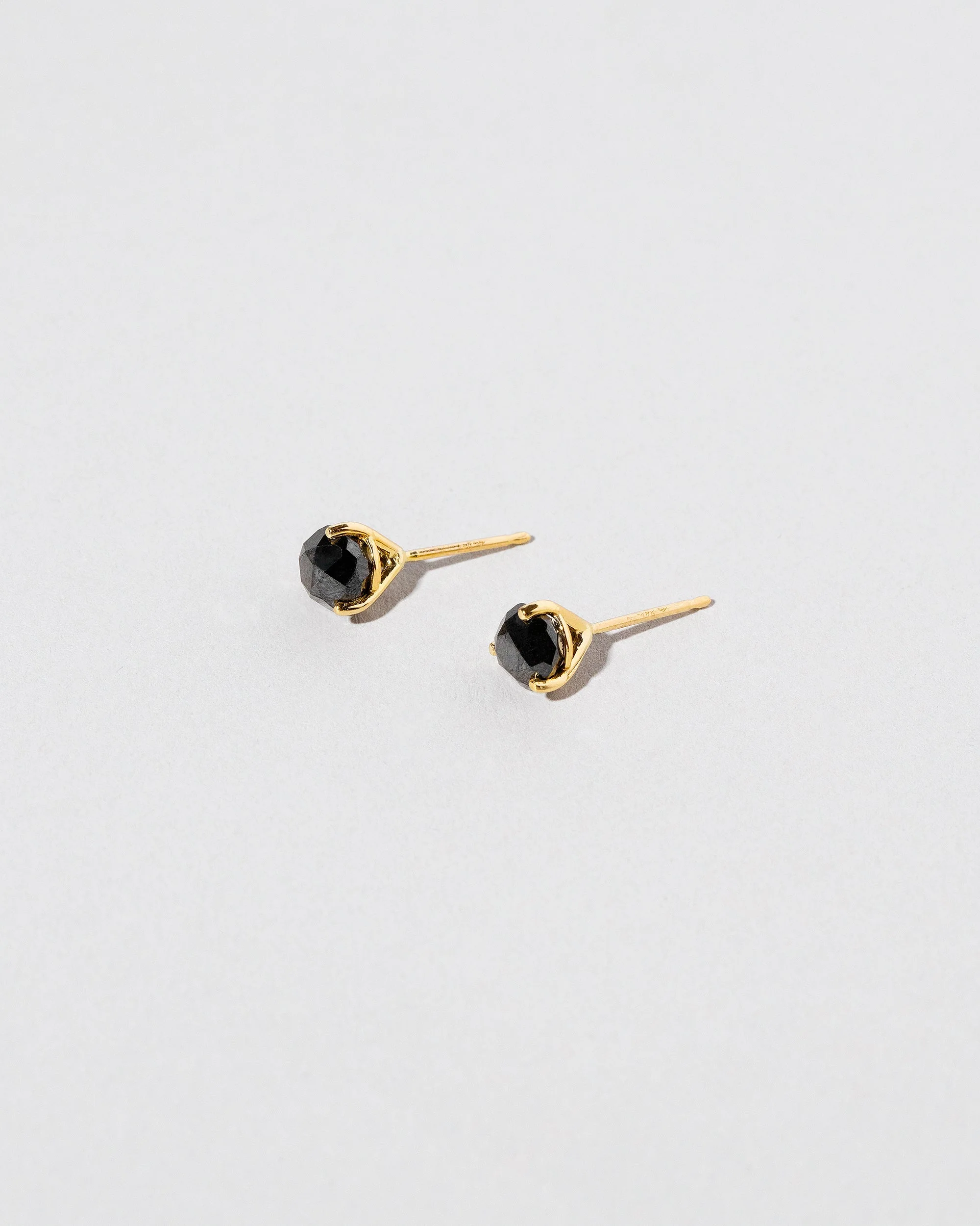 Martini Stud Earrings - Black Diamond - Image 2
