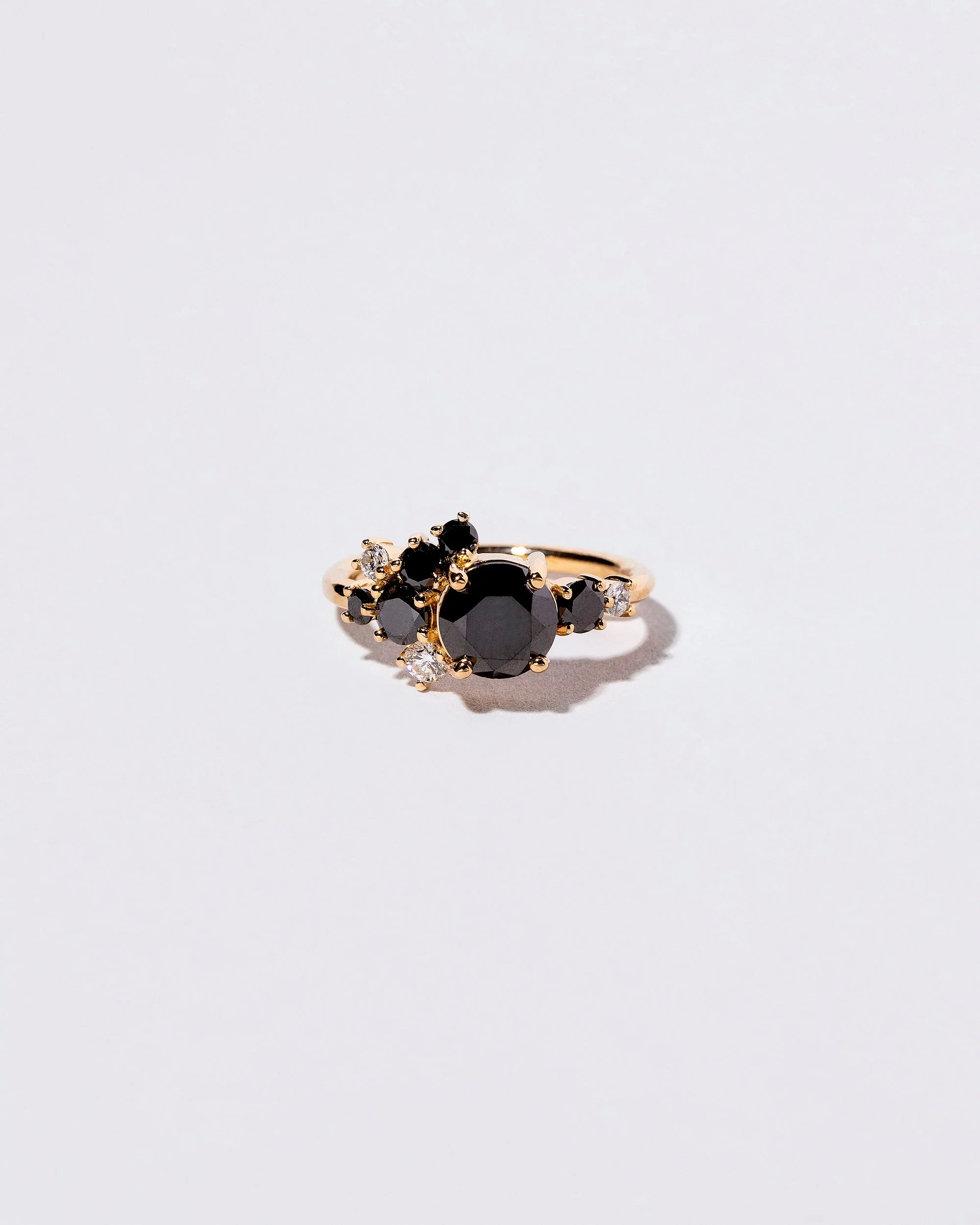 Vega Ring - Black & White Diamond