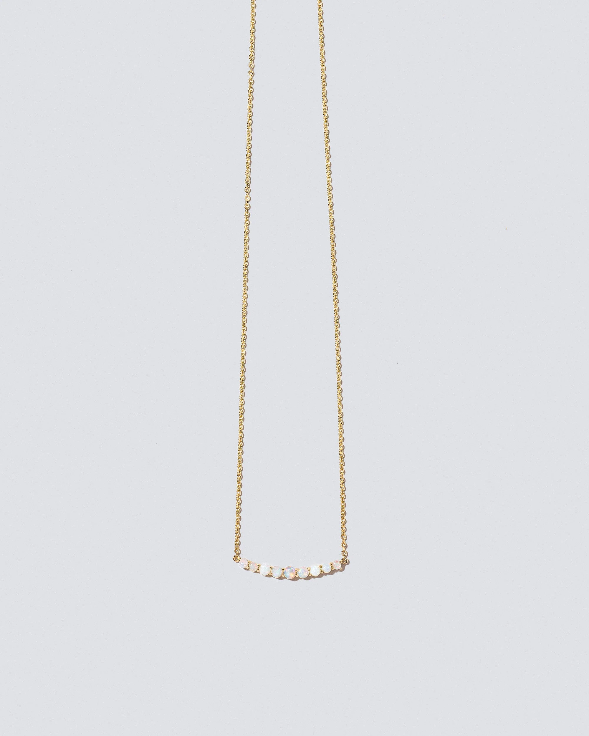 Crescent Necklace - Opal