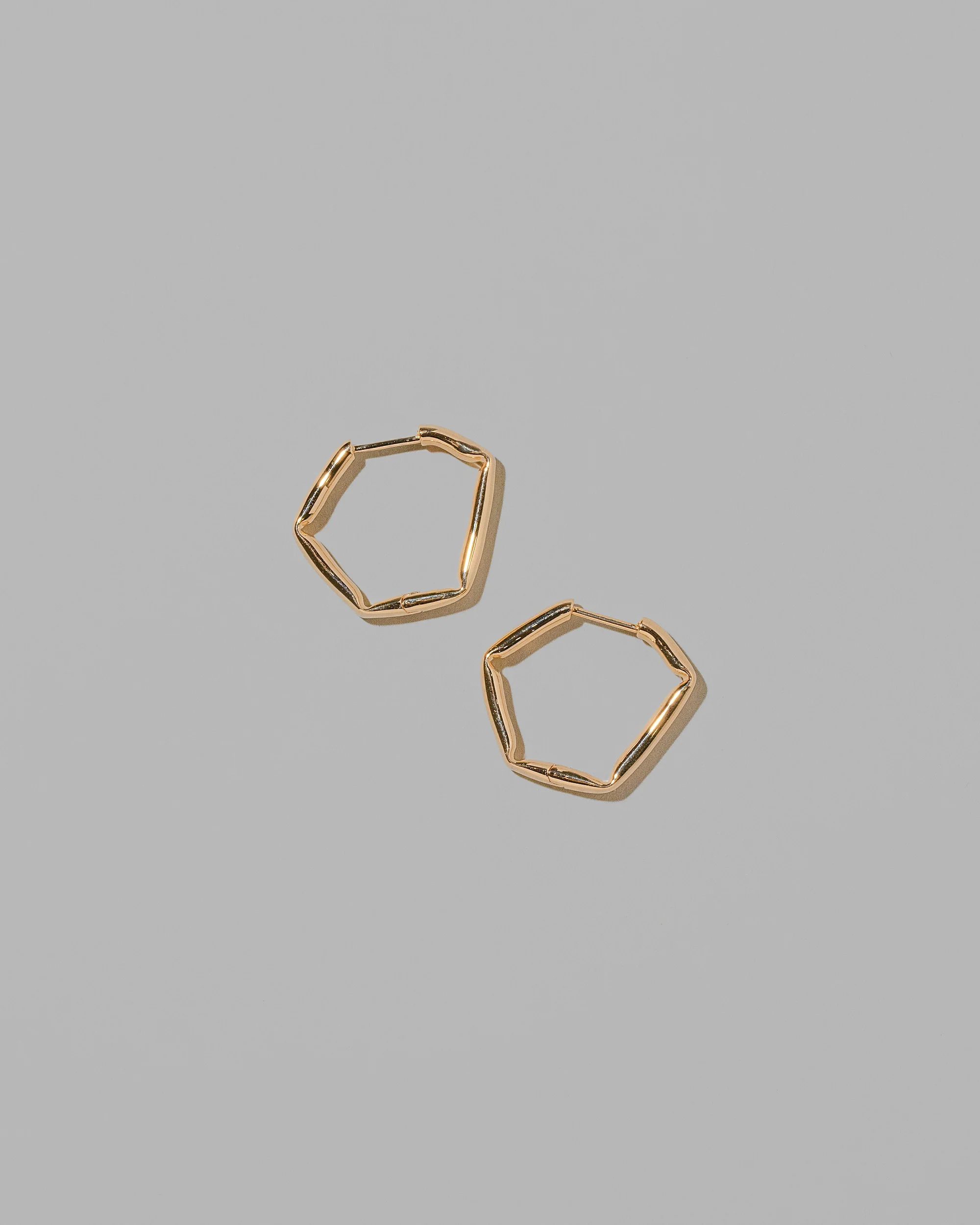 Crimp Hoop Earrings