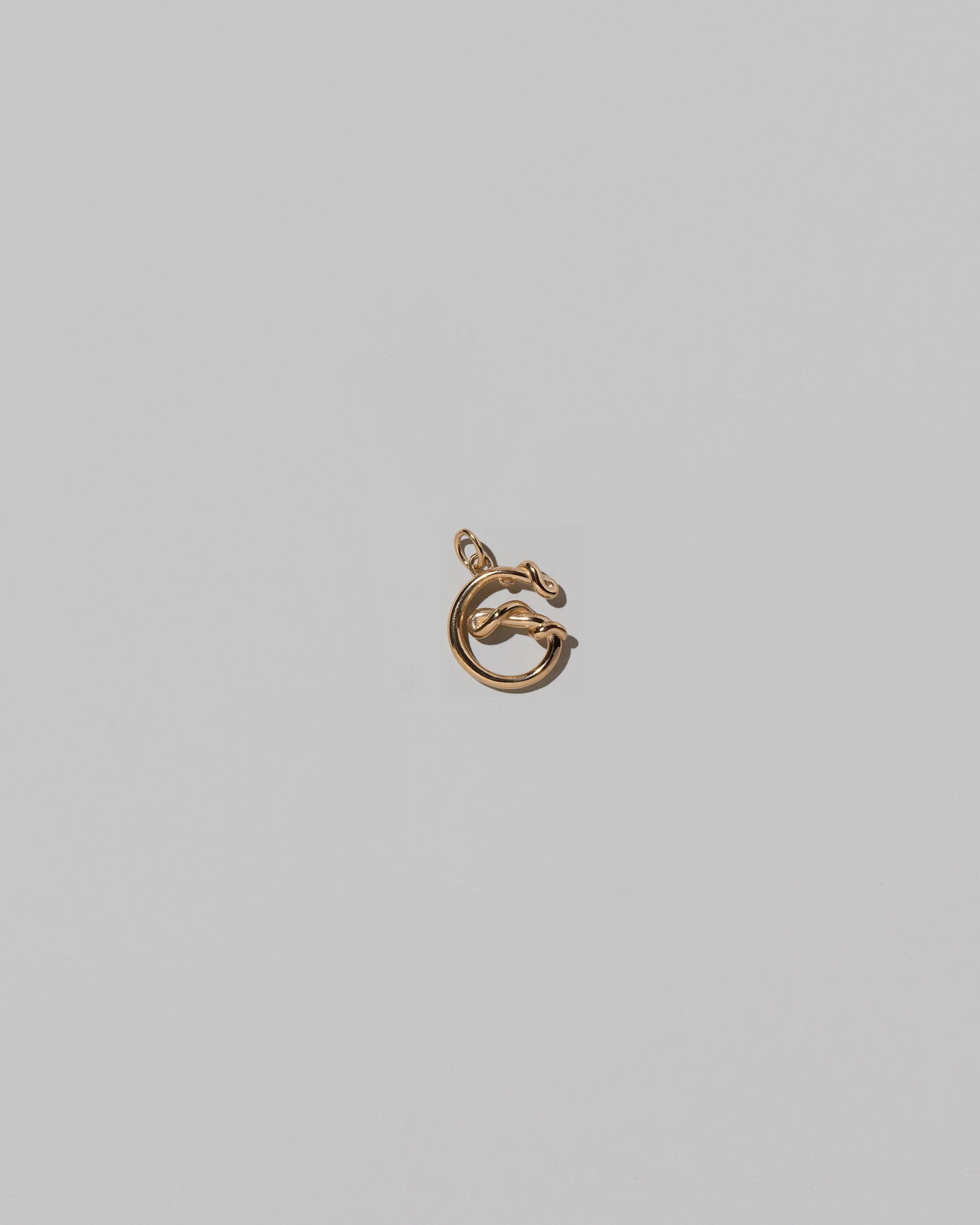 Mini Solid Gold Letter Charm - Image 14