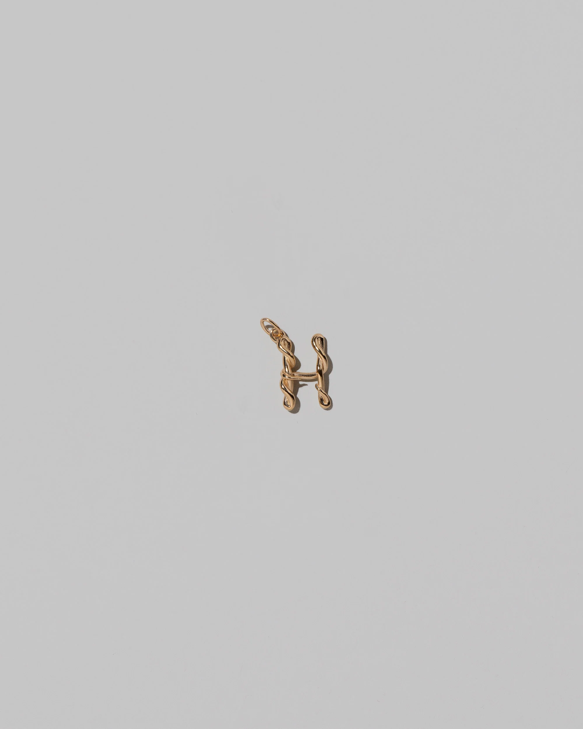 Mini Solid Gold Letter Charm - Image 16