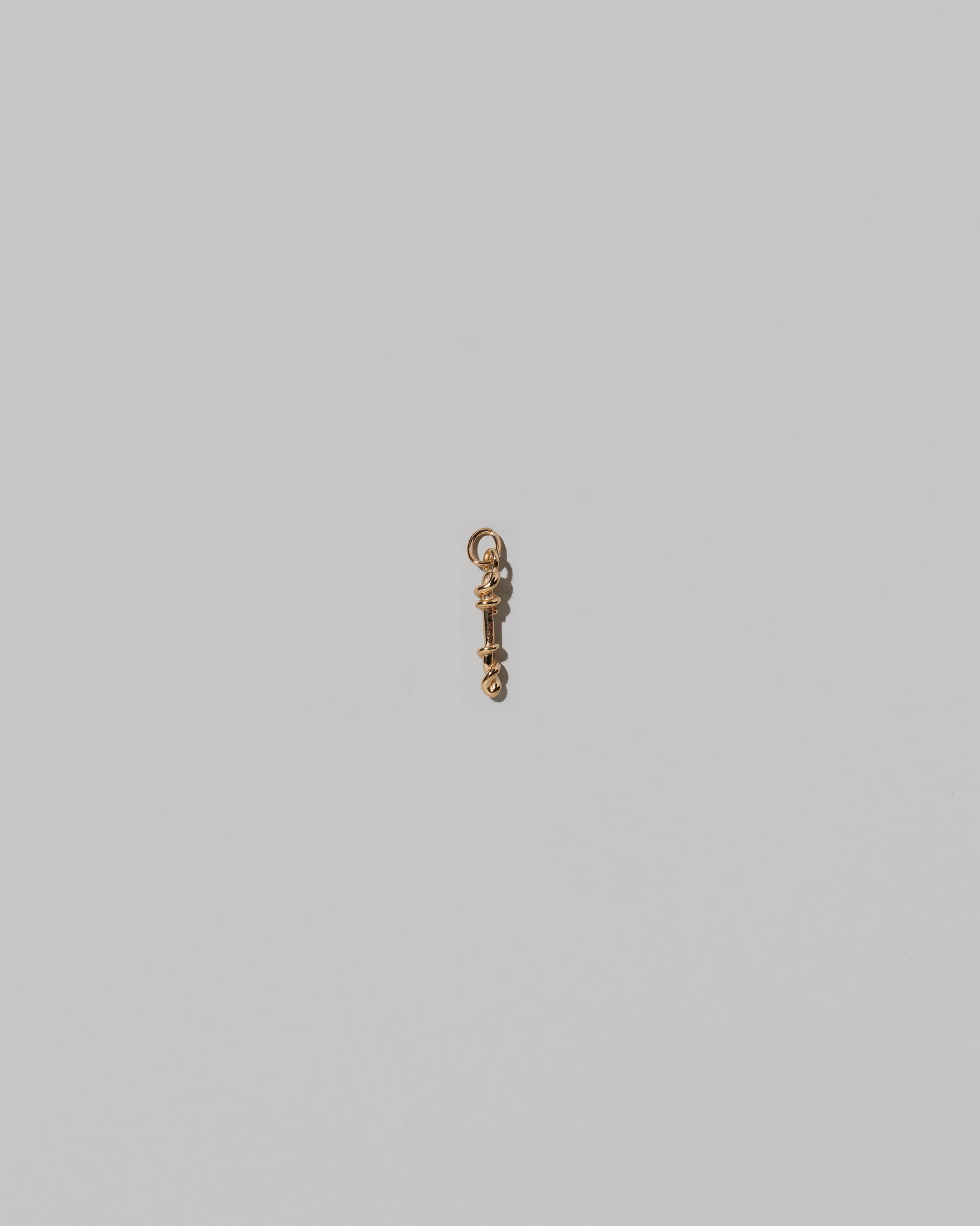 Mini Solid Gold Letter Charm - Image 18