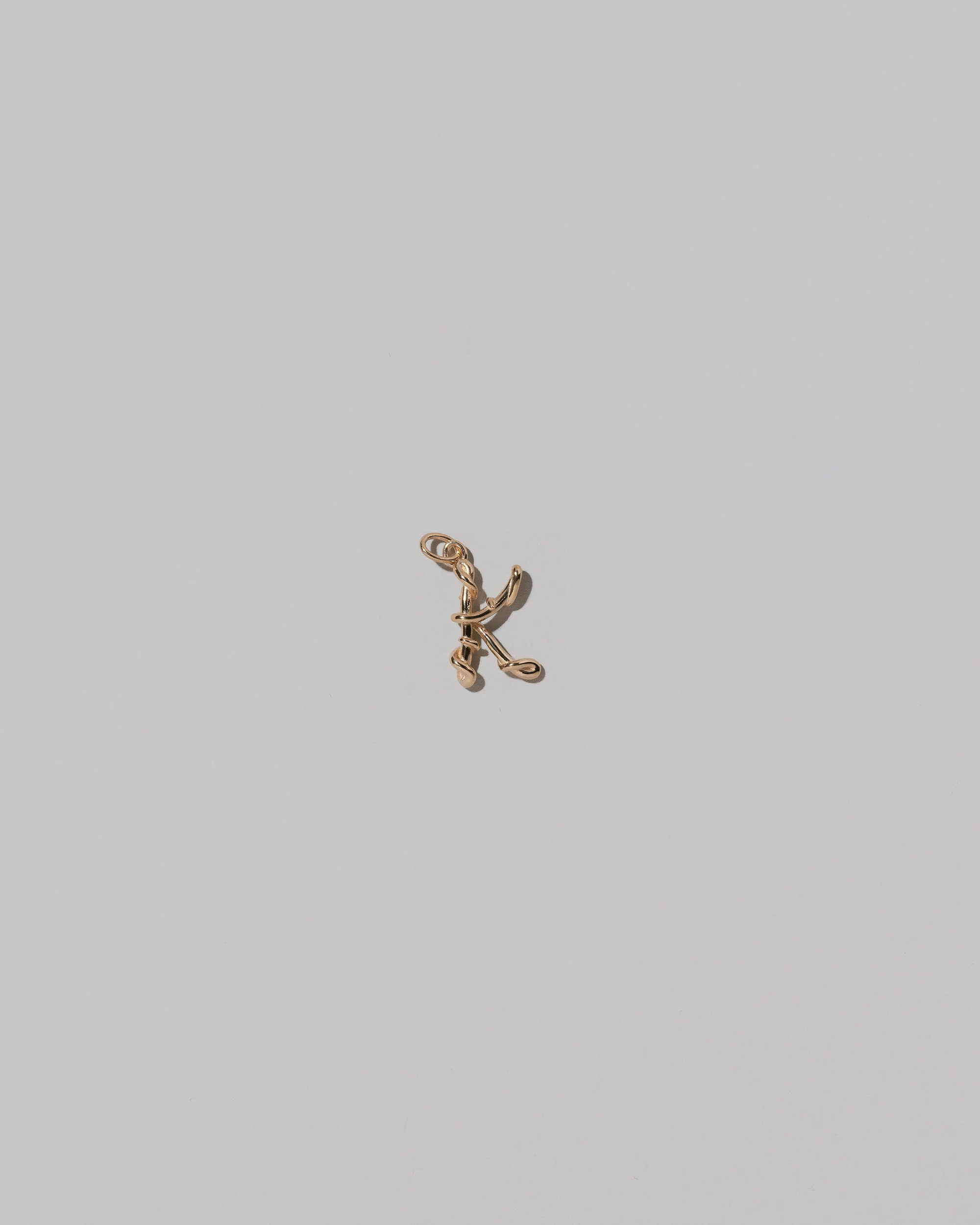 Mini Solid Gold Letter Charm - Image 23
