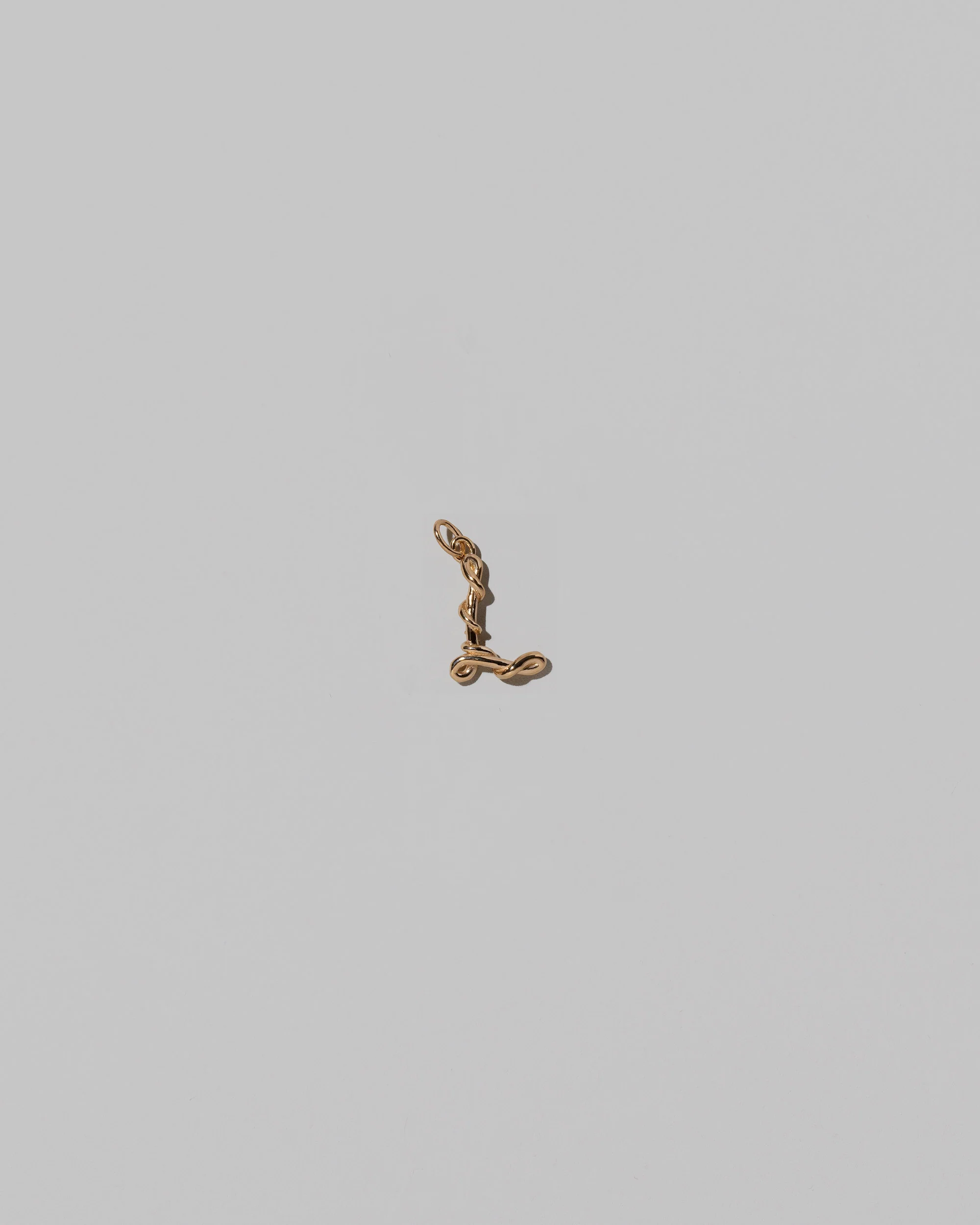 Mini Solid Gold Letter Charm - Image 25