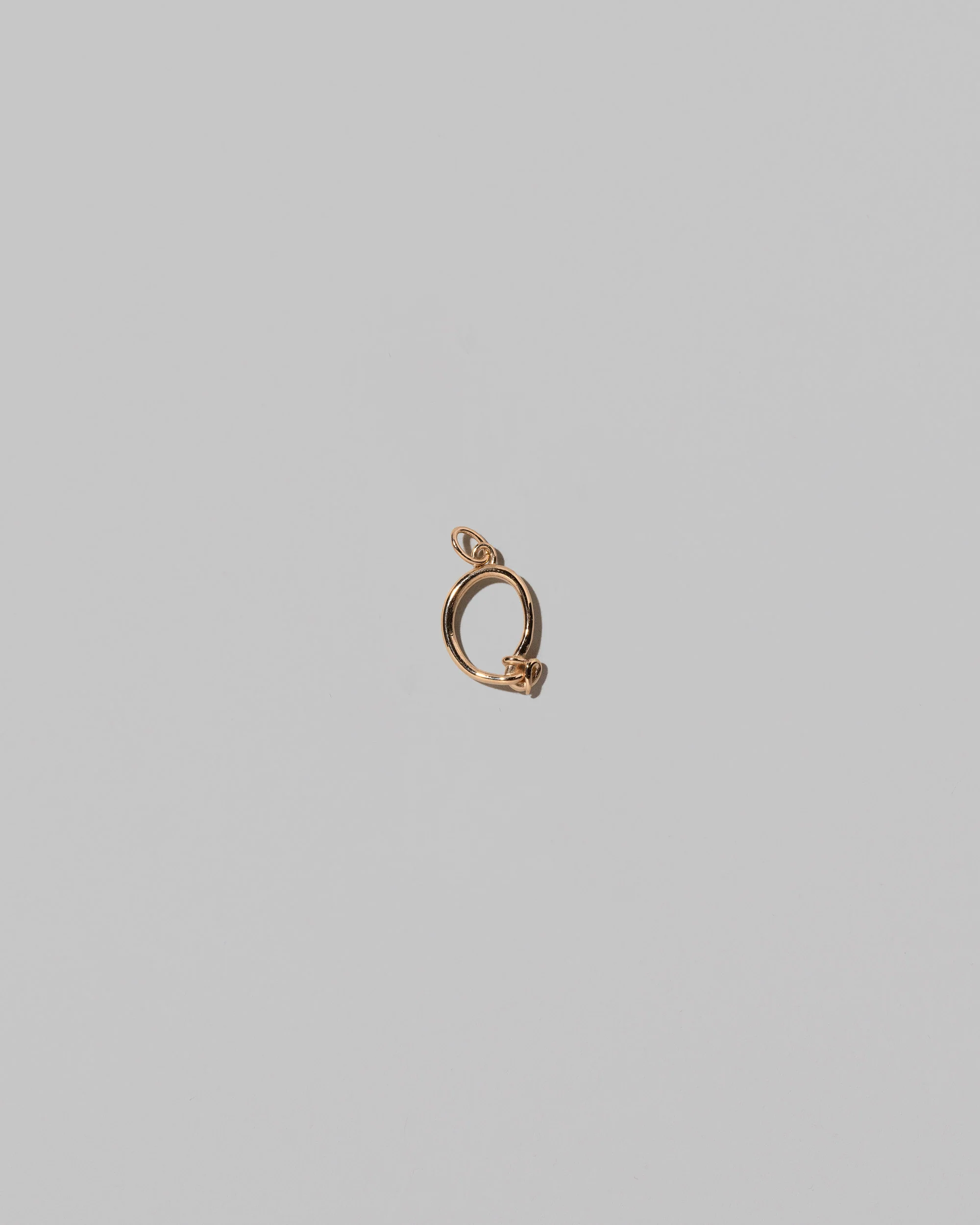 Mini Solid Gold Letter Charm - Image 35