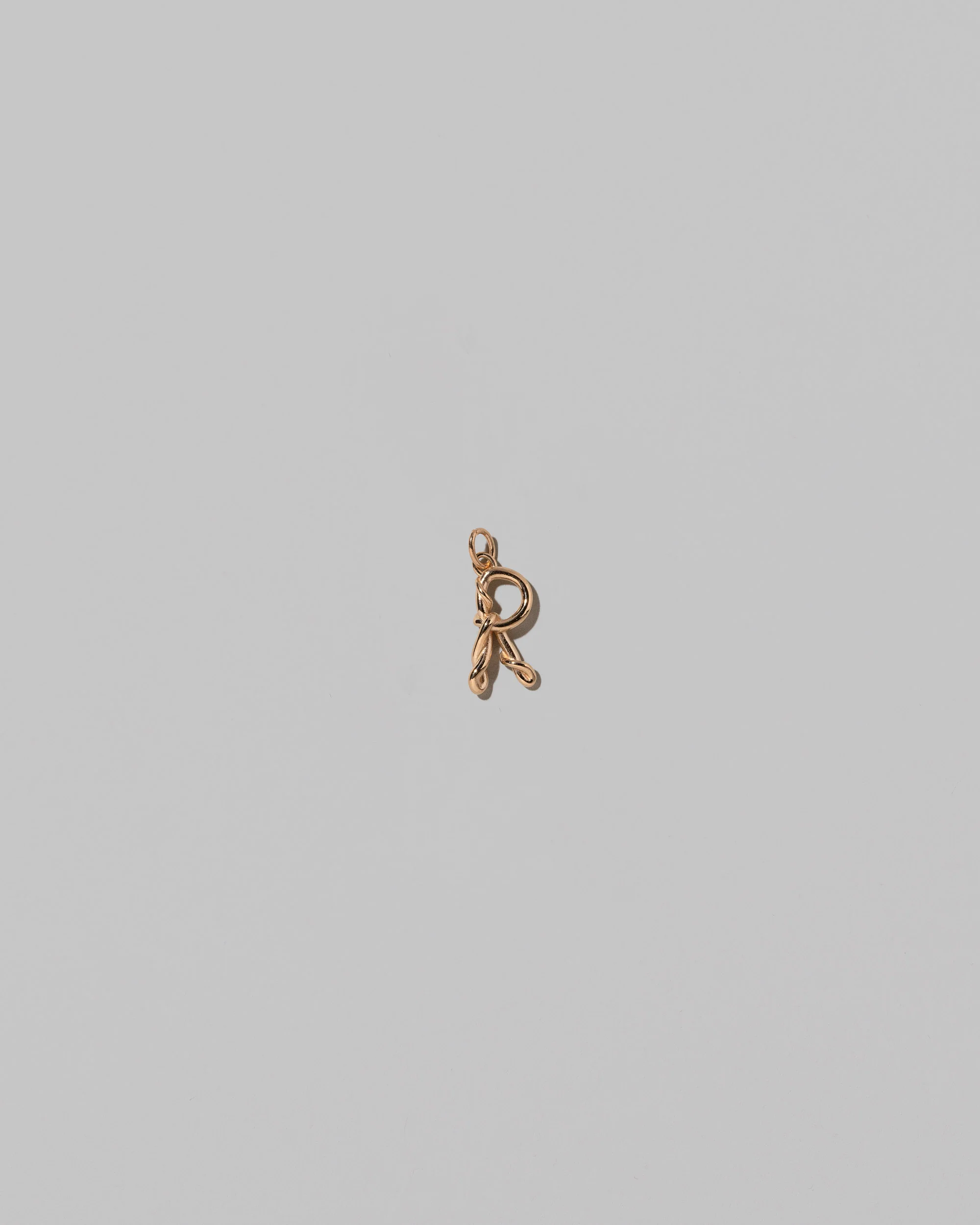 Mini Solid Gold Letter Charm - Image 37