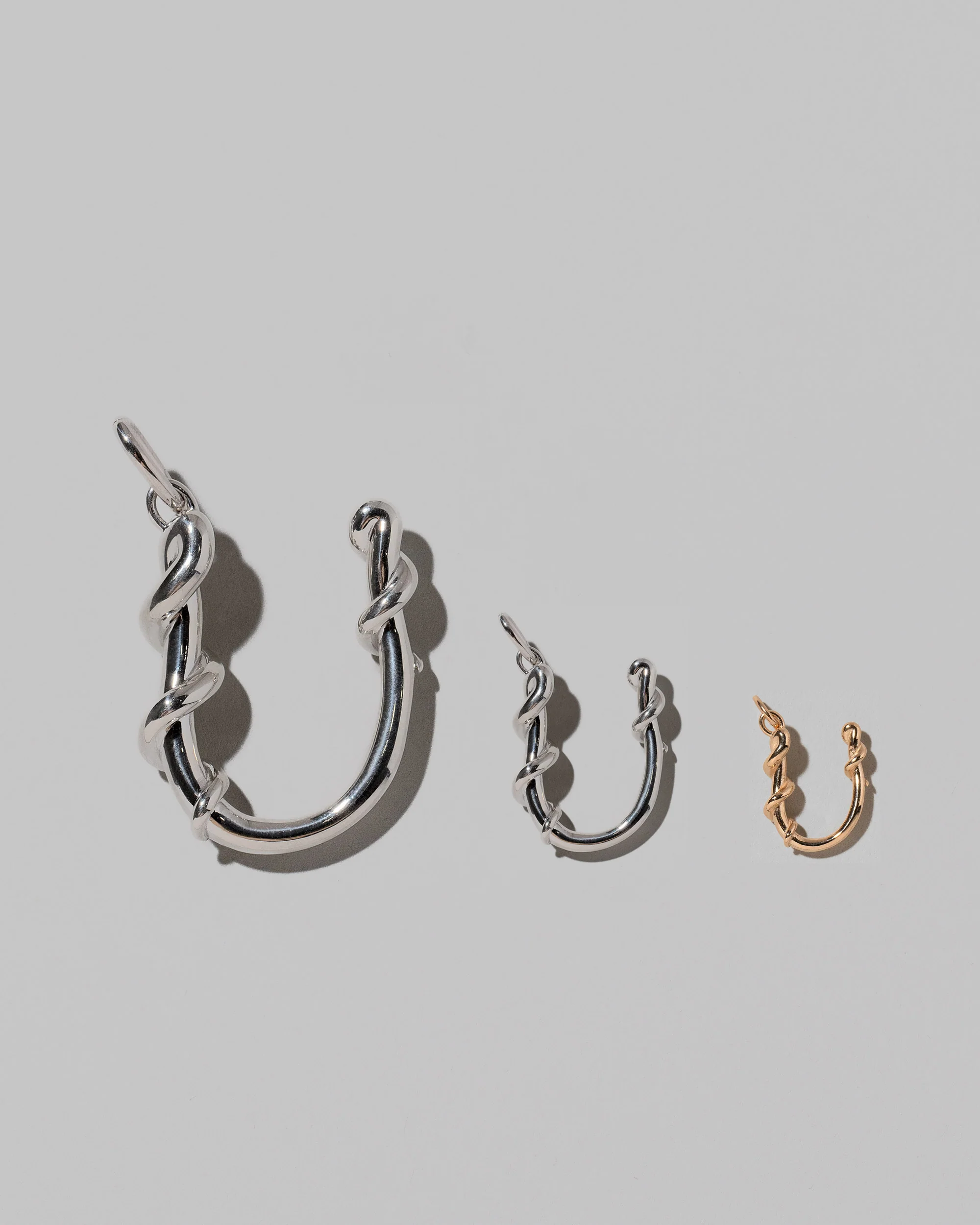 Mini Solid Gold Letter Charm - Image 44