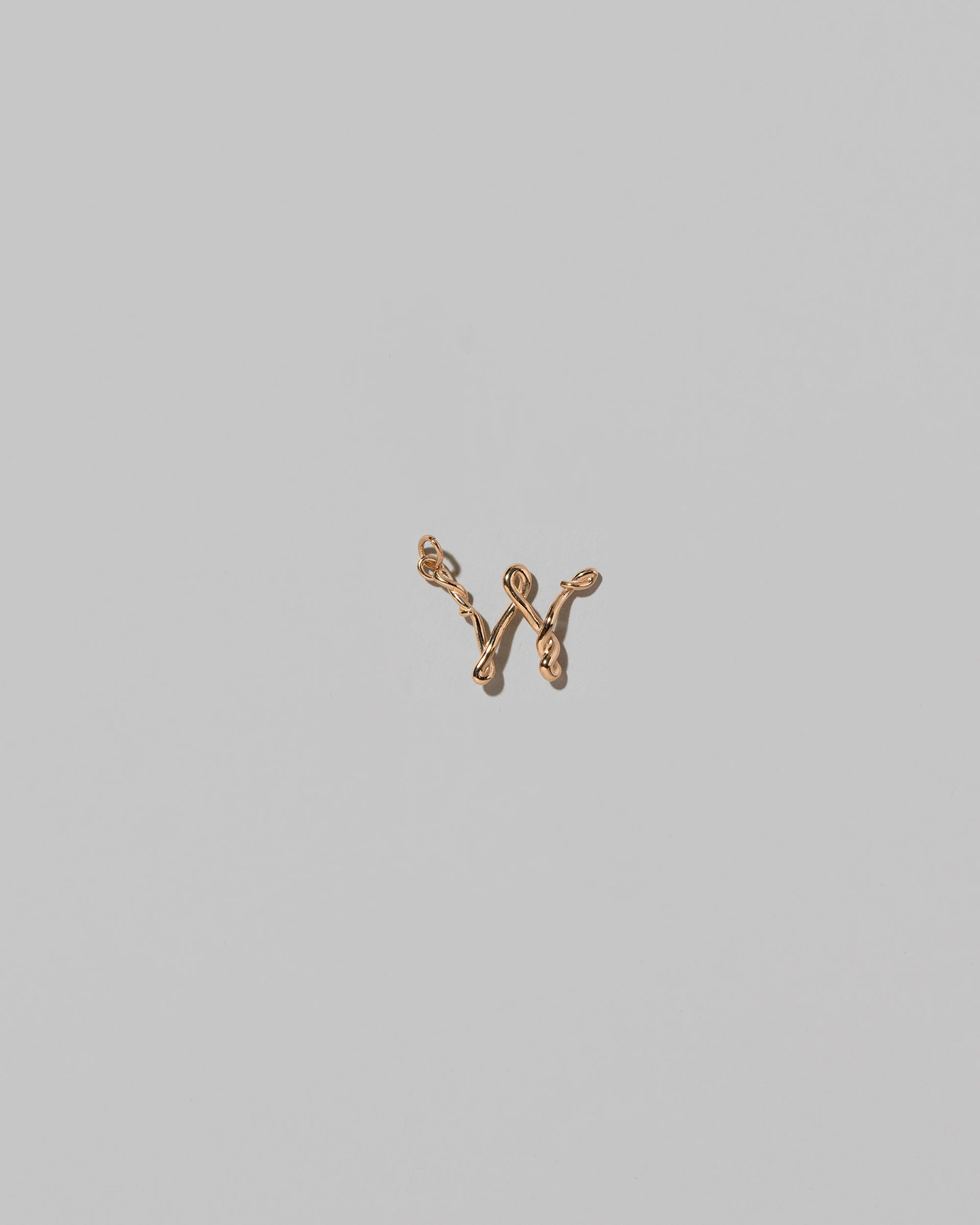 Mini Solid Gold Letter Charm - Image 47