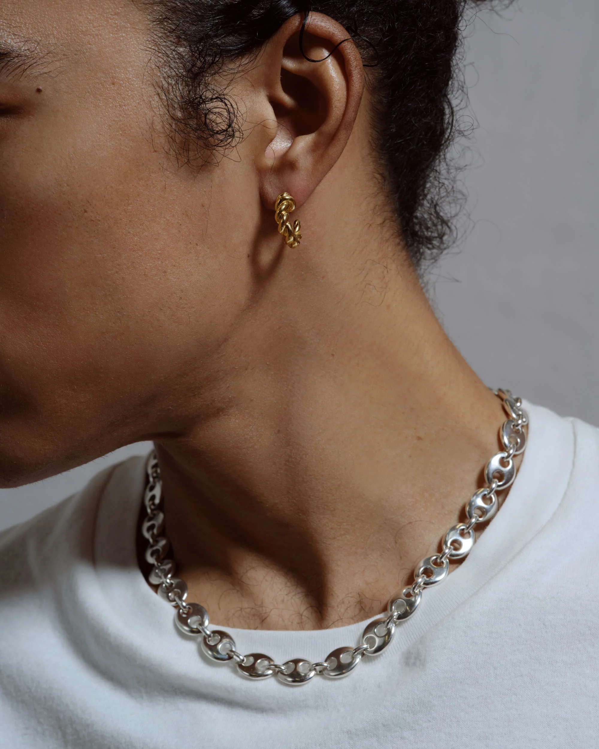 Bedrock Medium Necklace - Sterling Silver - Image 5