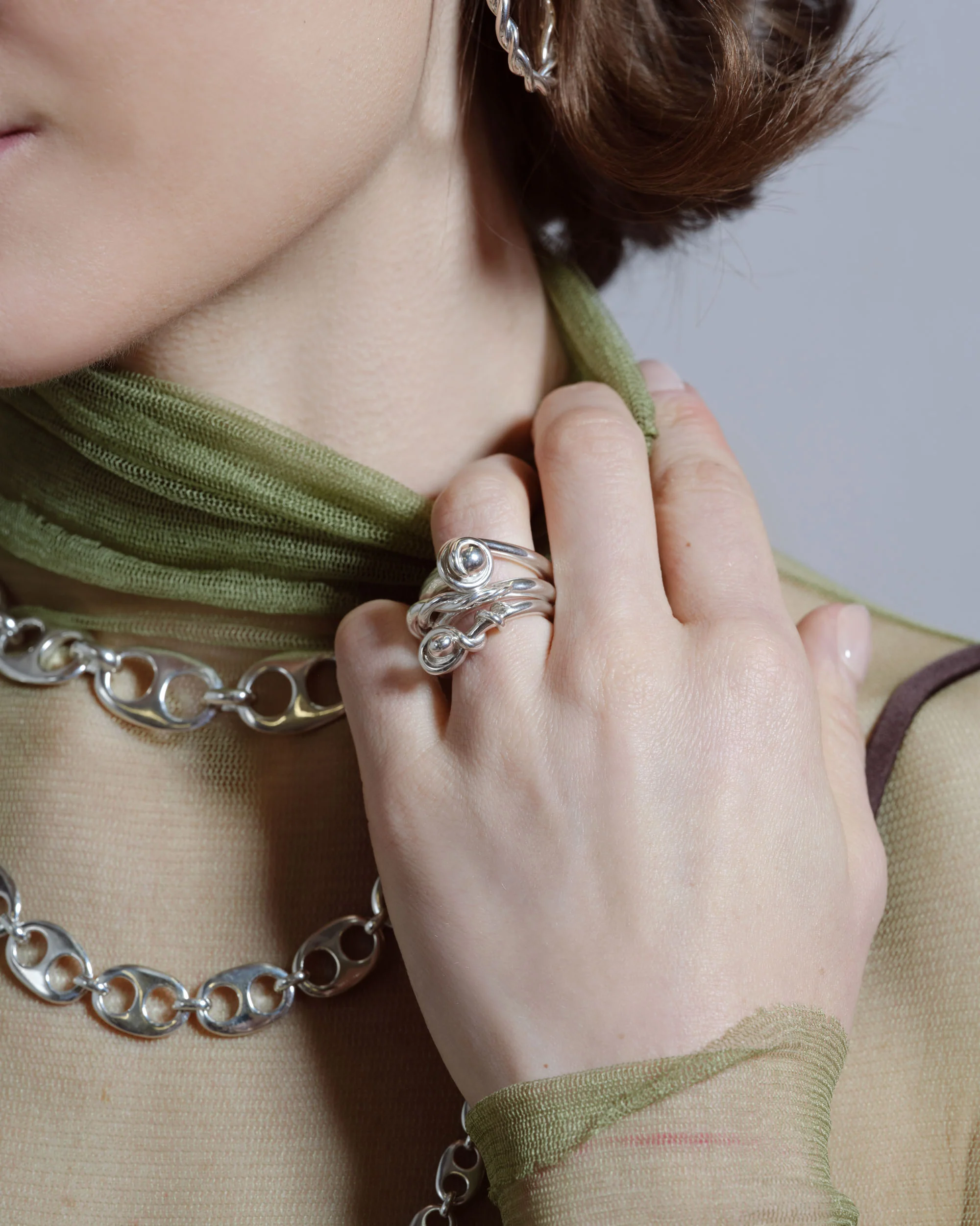 Boulder Ring - Sterling Silver - Image 6