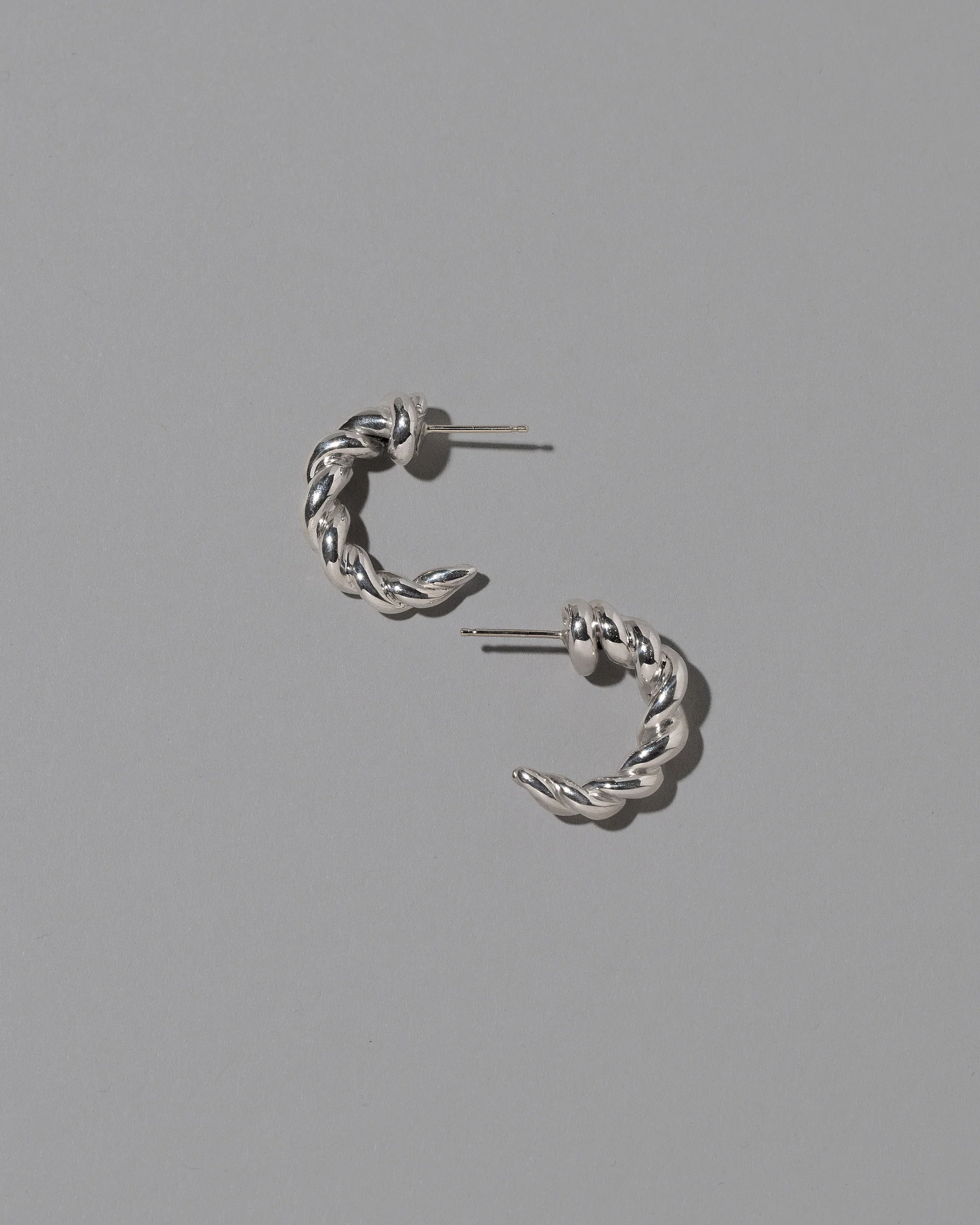 Foothill Hoop Earrings - Sterling Silver