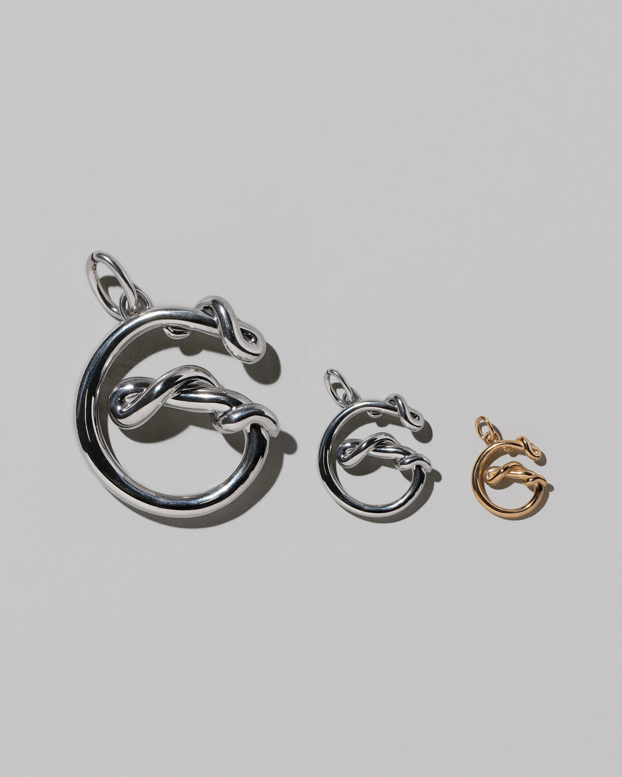 Medium Sterling Silver Letter Charm - Image 15