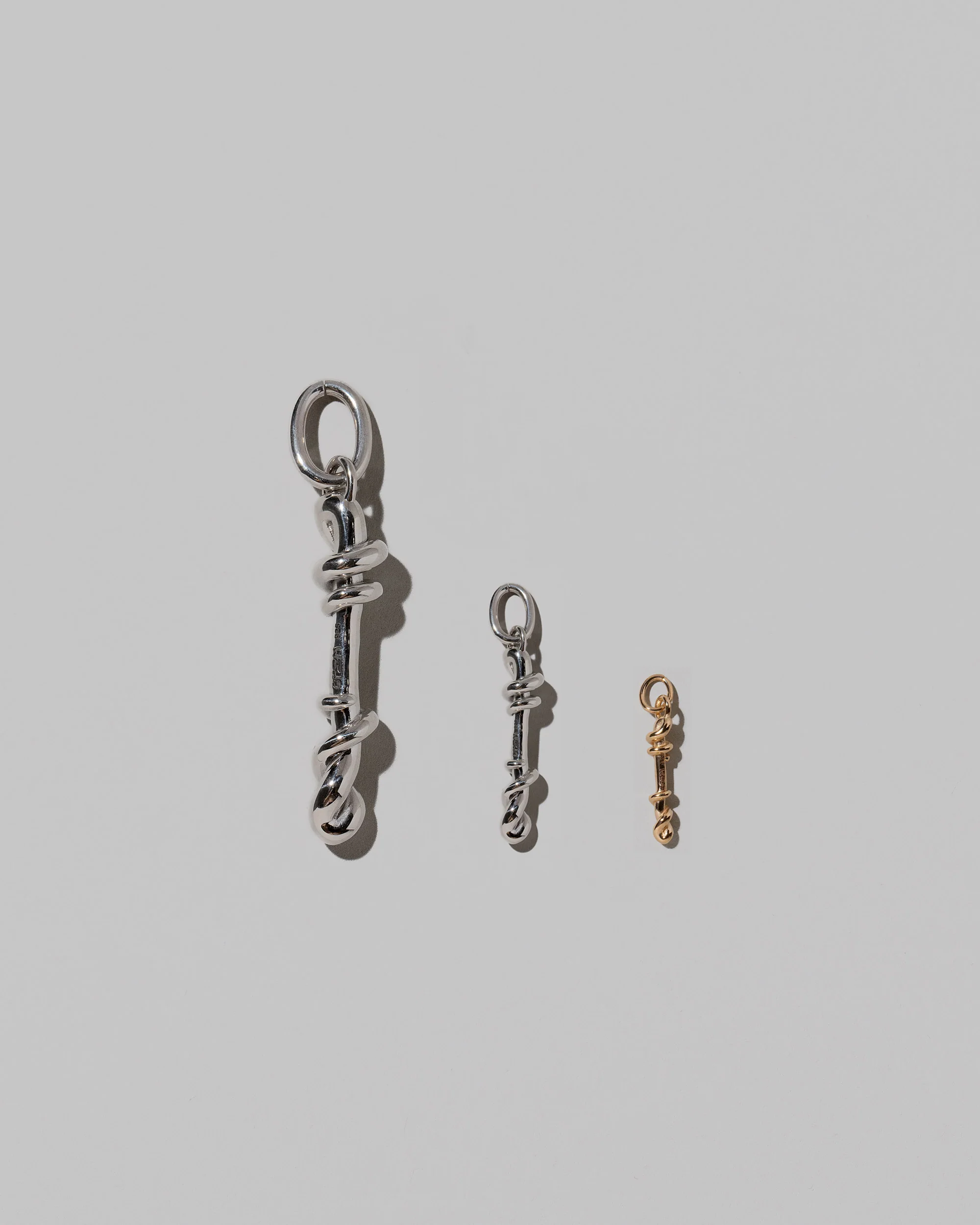 Medium Sterling Silver Letter Charm - Image 19
