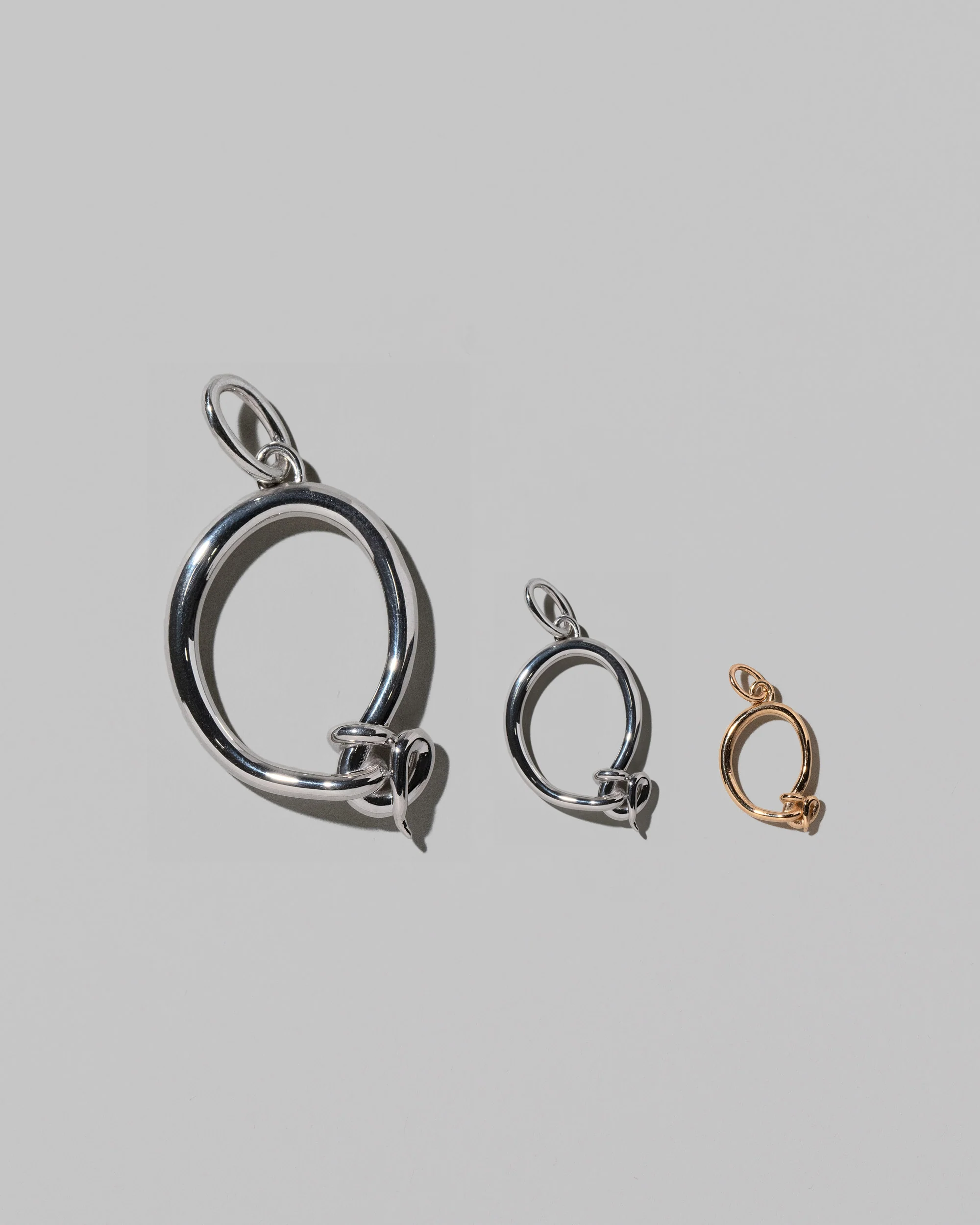 Medium Sterling Silver Letter Charm - Image 36