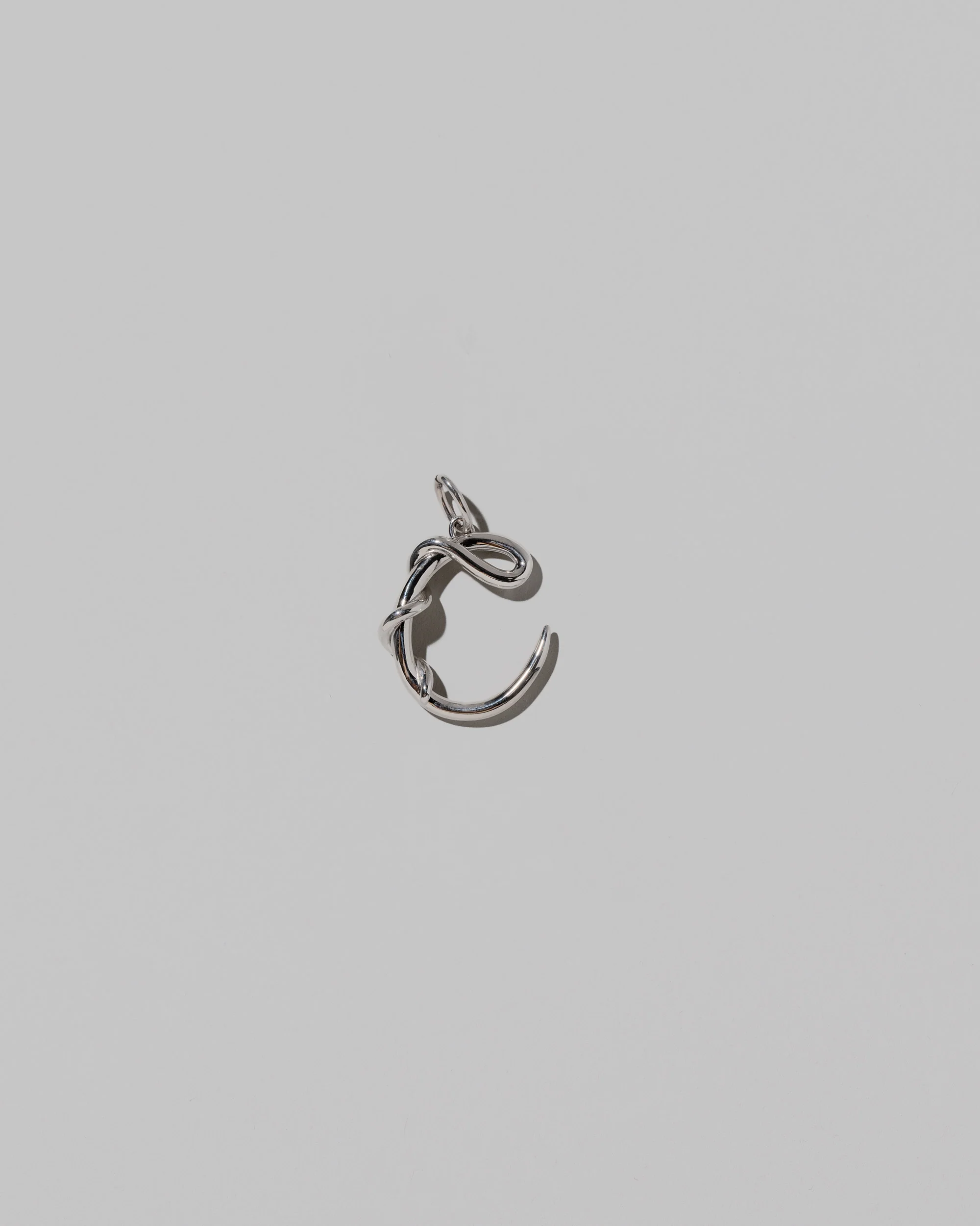 Medium Sterling Silver Letter Charm - Image 4