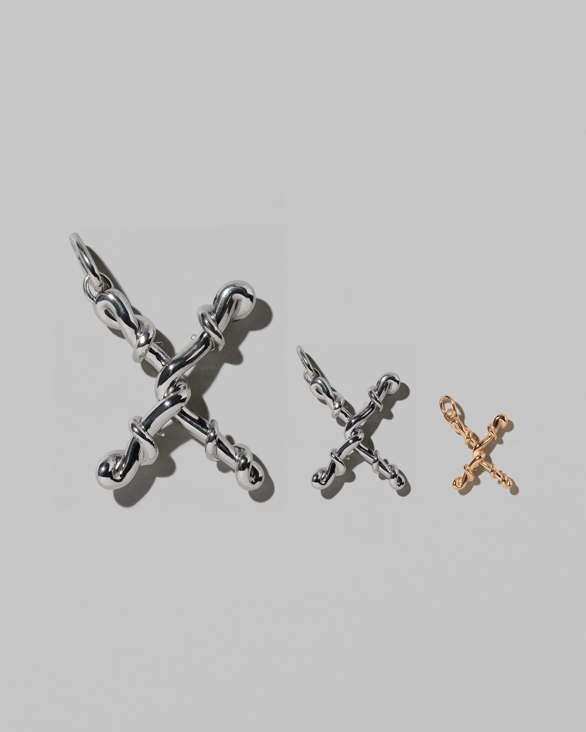 Medium Sterling Silver Letter Charm - Image 51