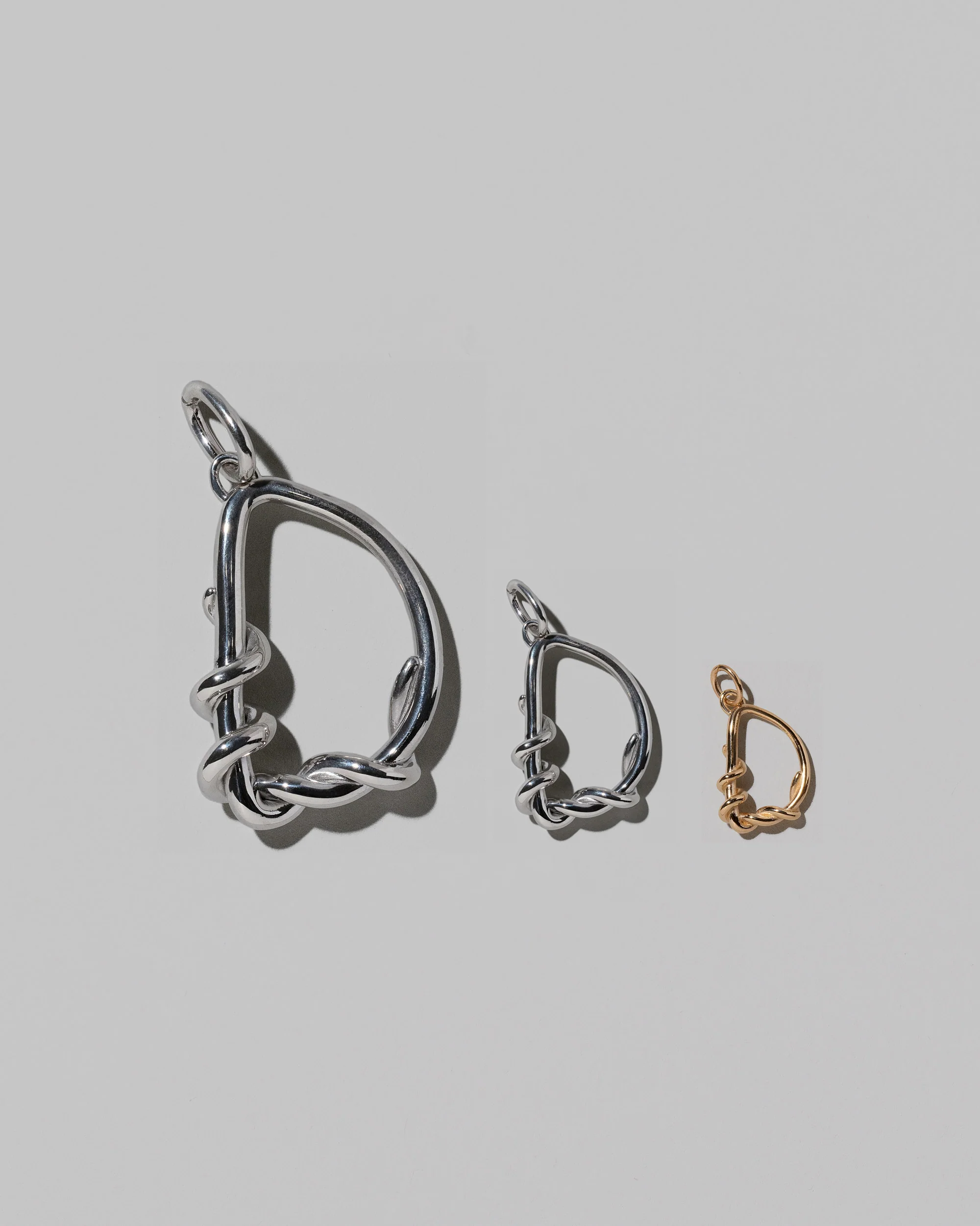 Medium Sterling Silver Letter Charm - Image 9
