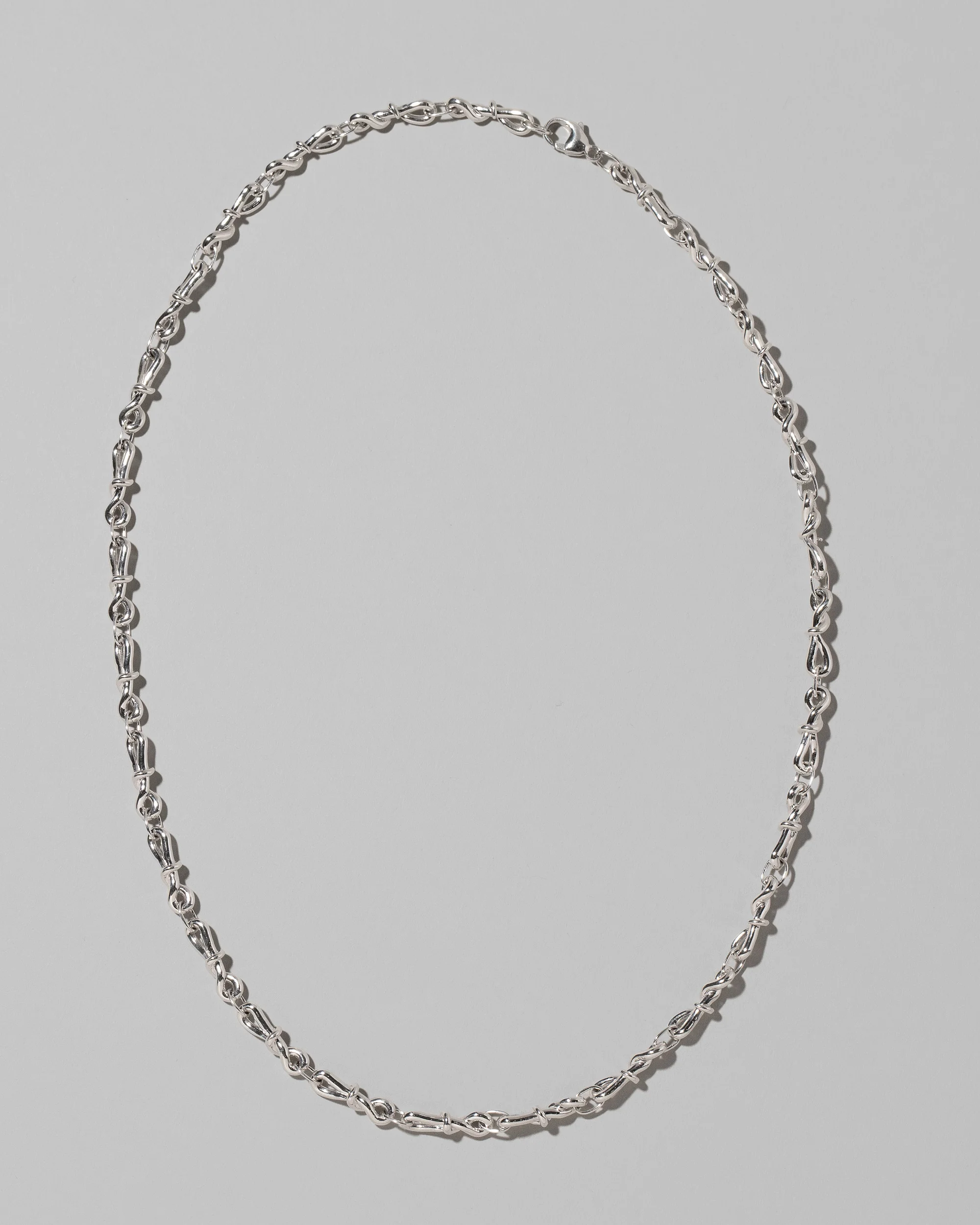 Sterling Silver Torsional Chain Necklace