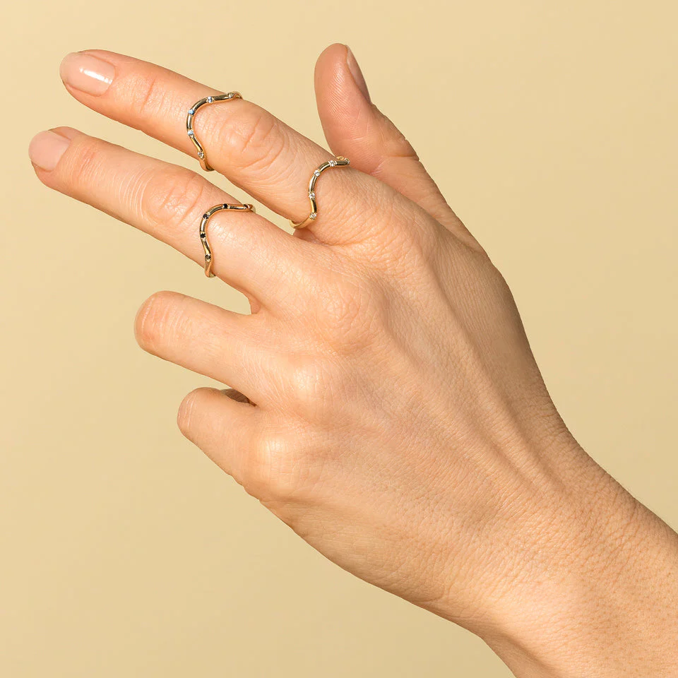 Curve Band - Five Stone - Image 4