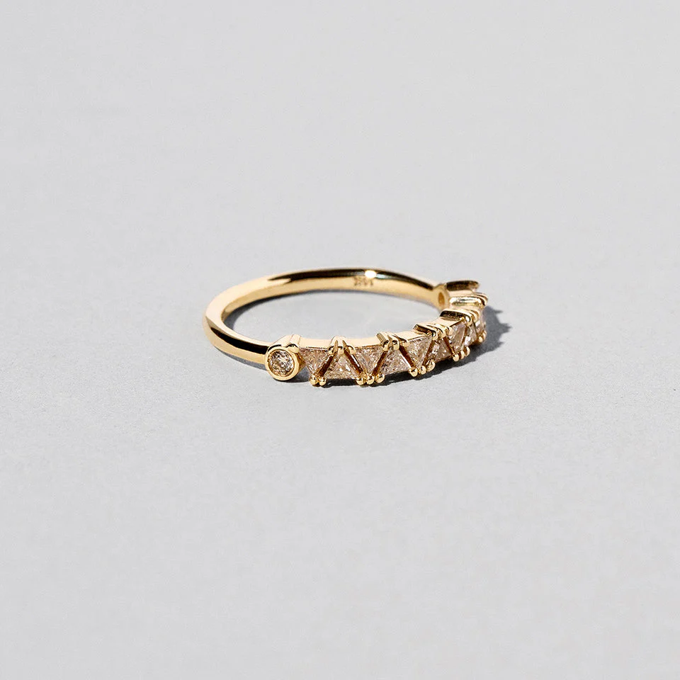 Eleven Trillion Ring - Champagne Diamond - Image 4