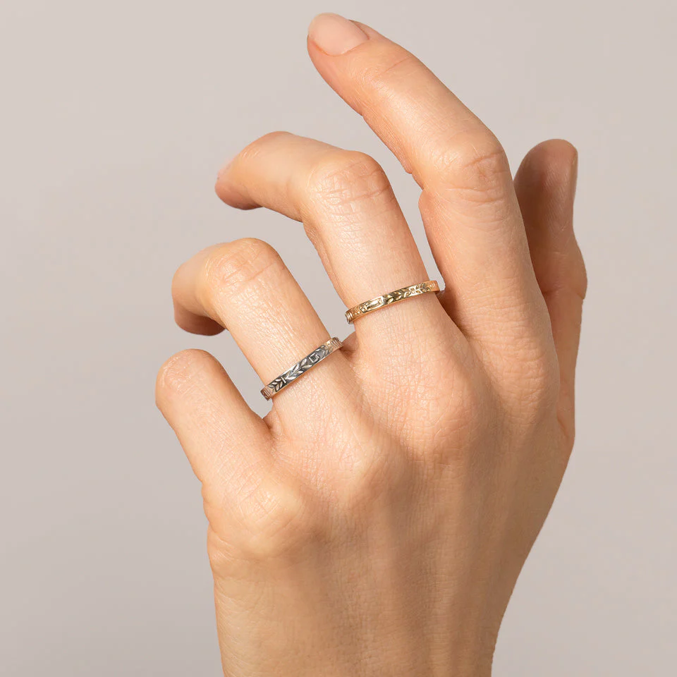 Etched Infinity Pattern Band - Image 3