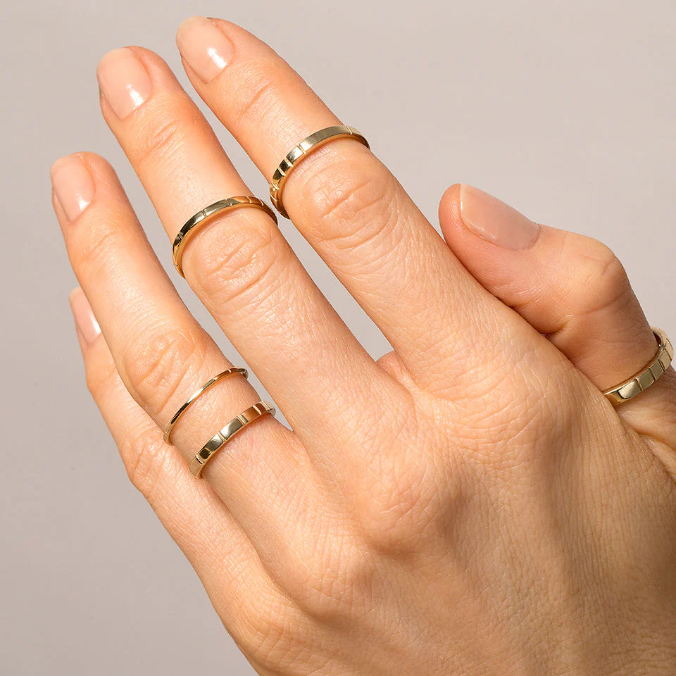 Etched Lines Band - 2.5mm - Image 4