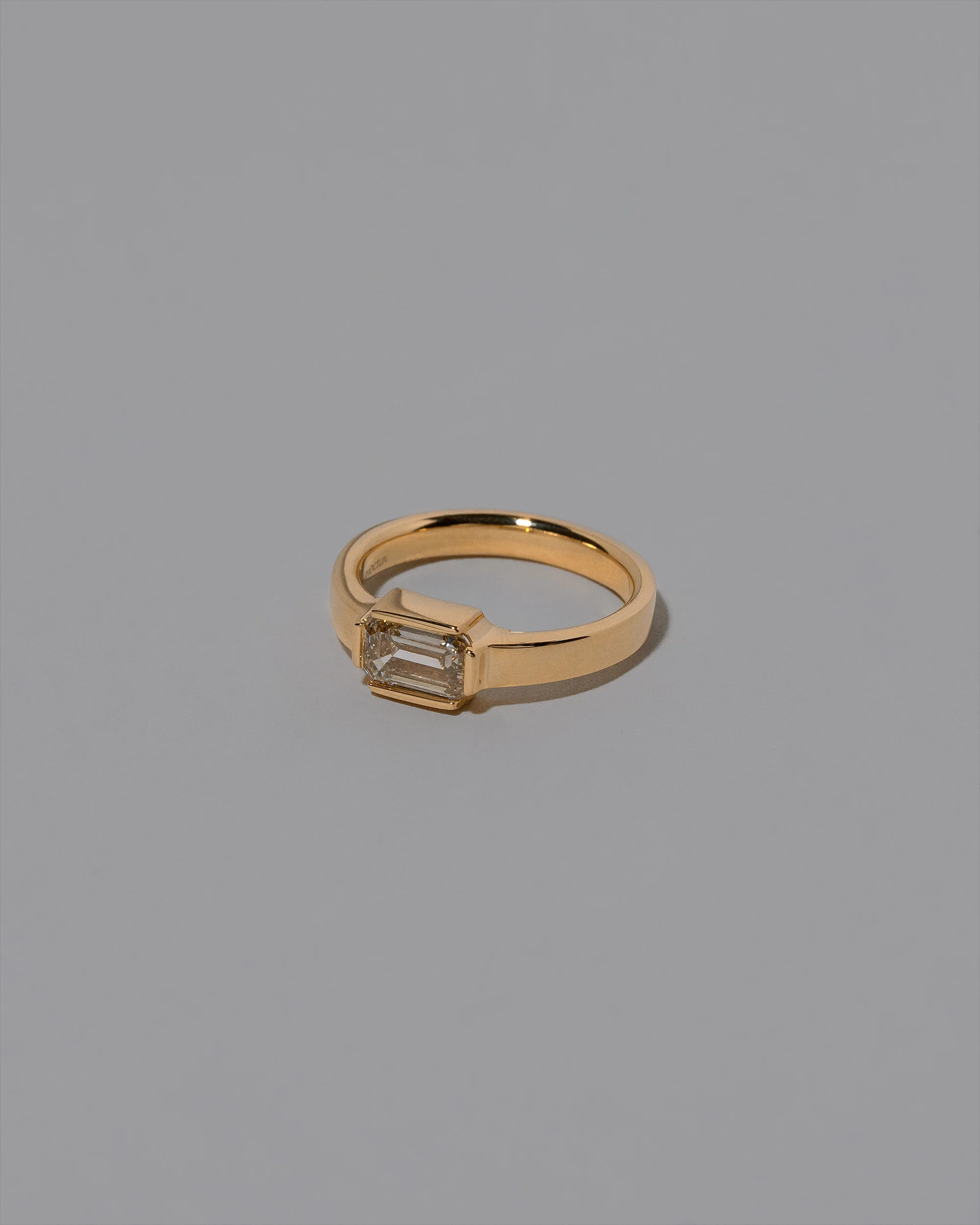 Fold Ring - Champagne Diamond - Image 3