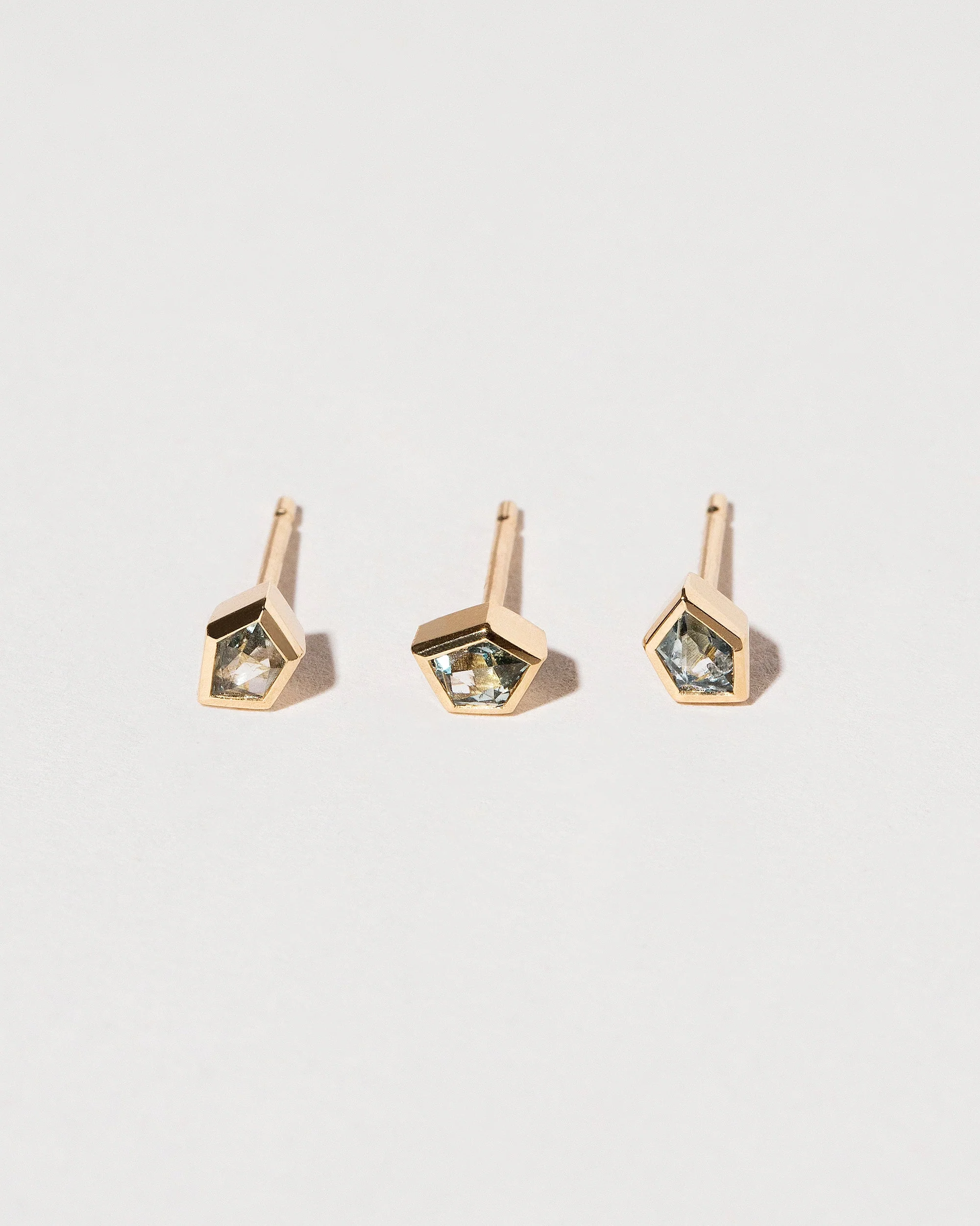 Geo Sapphire Single Stud Earring Single - Image 3