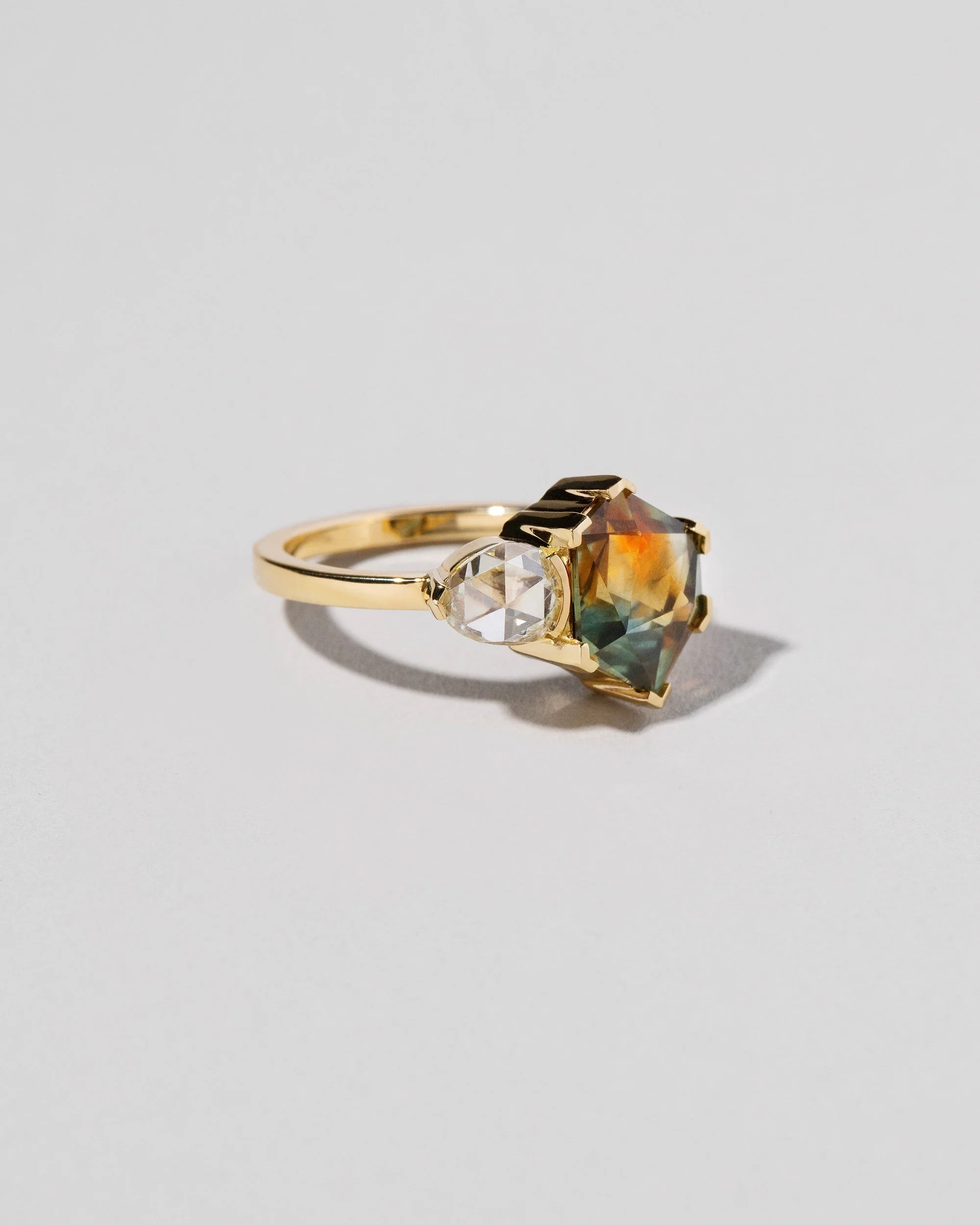 Kaleidoscope Sapphire Geometric Ring - Image 2