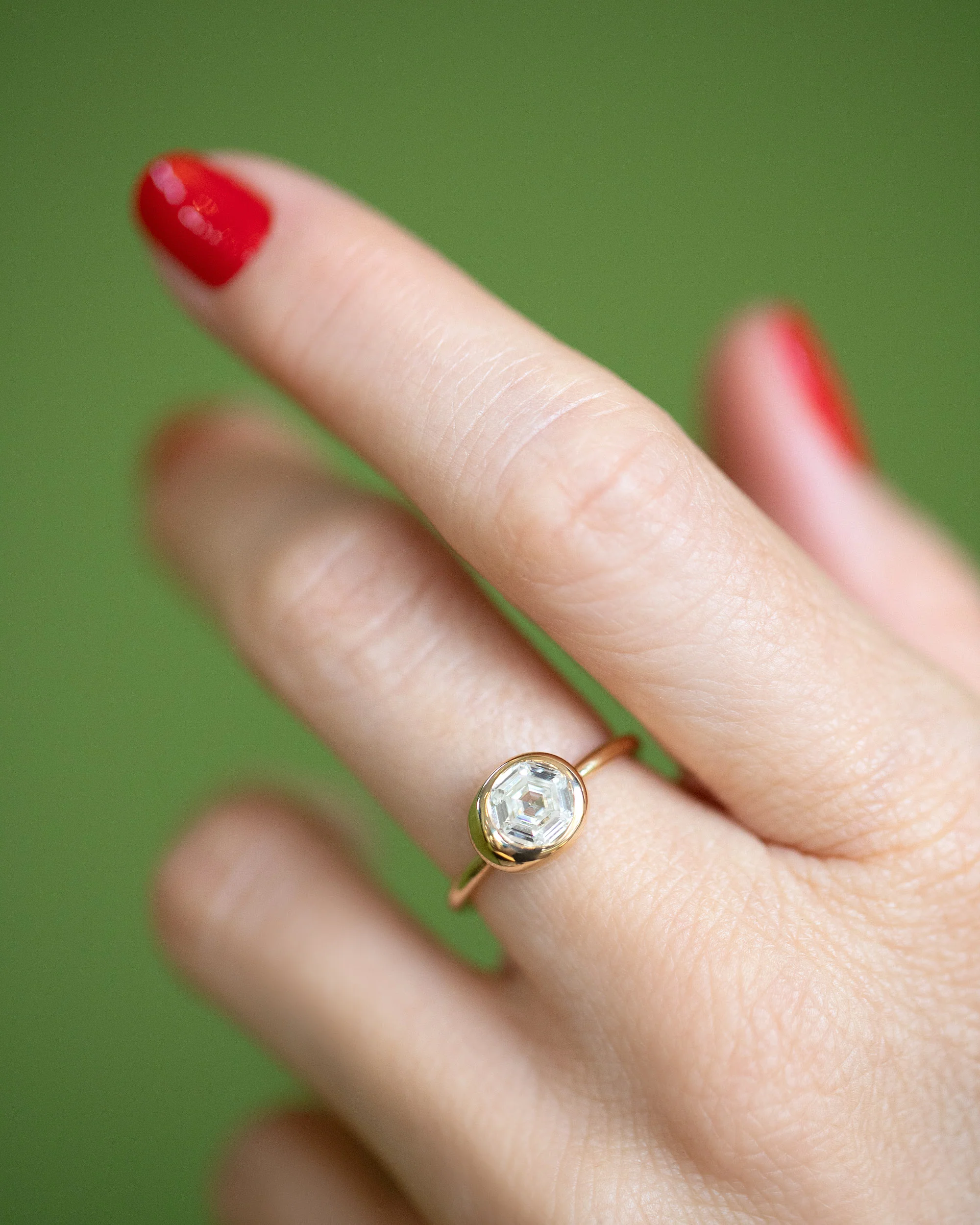 Grand Level Ring - Step Cut Diamond - Image 6