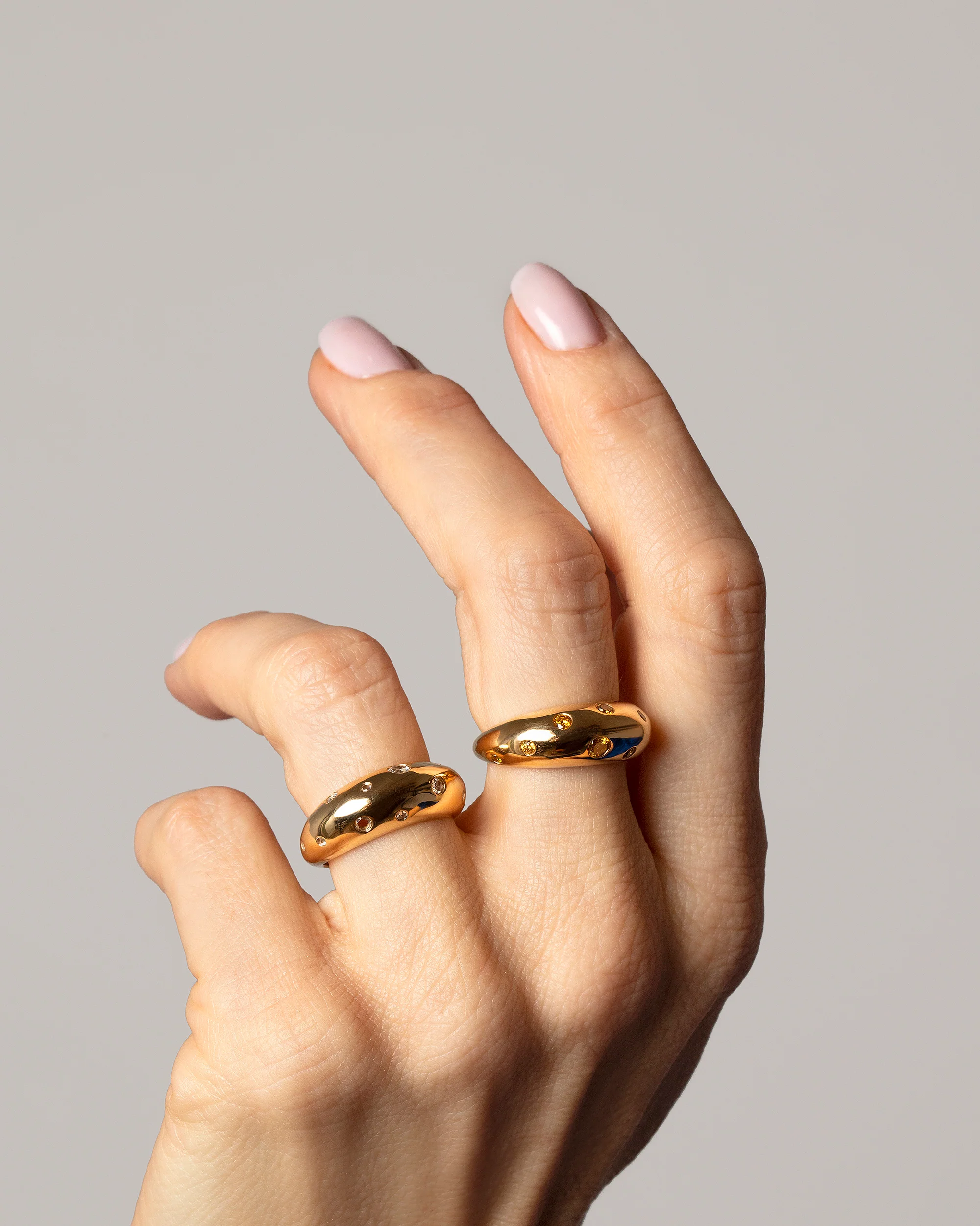 Light Cutter Band - Rose Cut Diamonds - Image 3