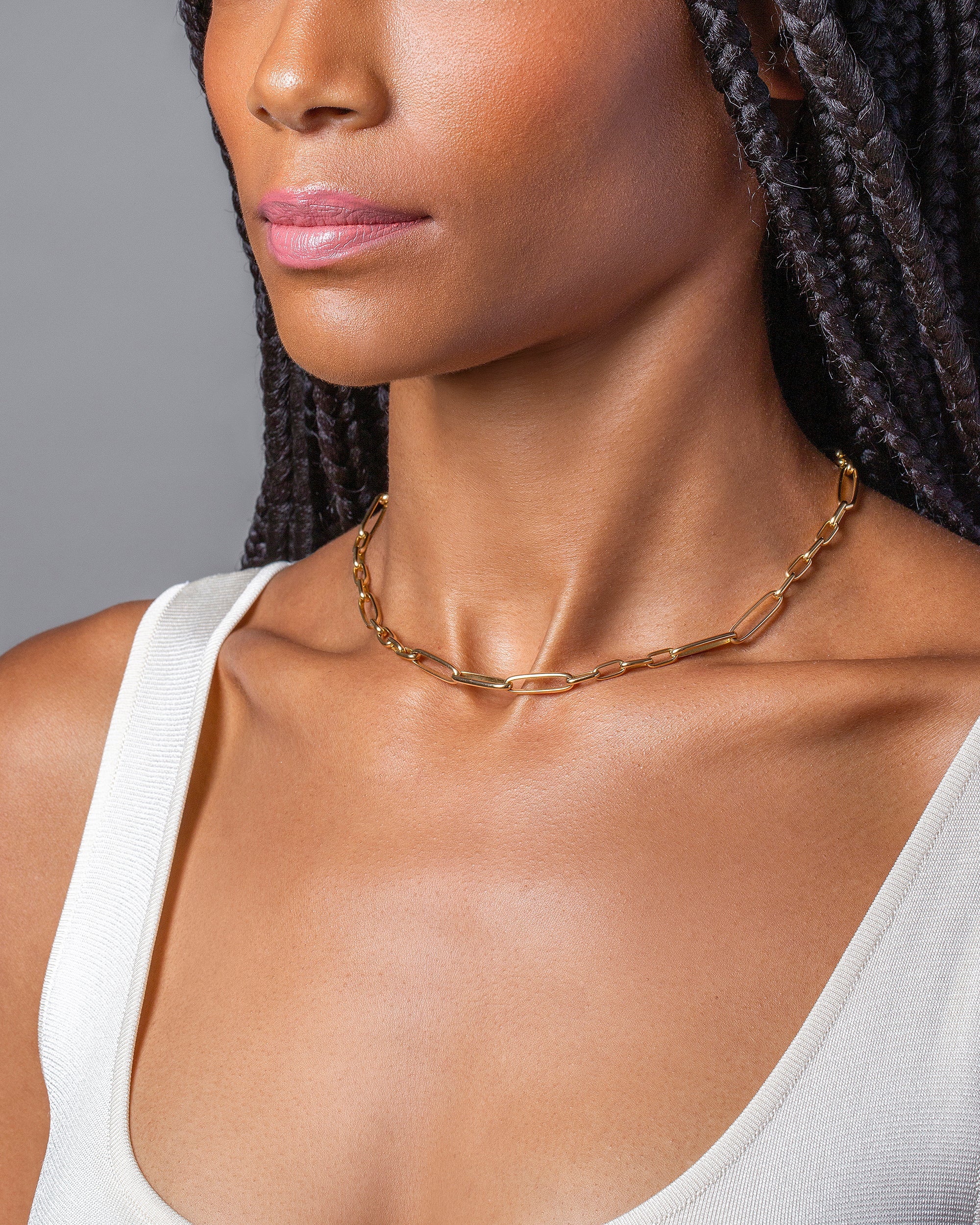 Long Loop Chain Necklace - Image 3