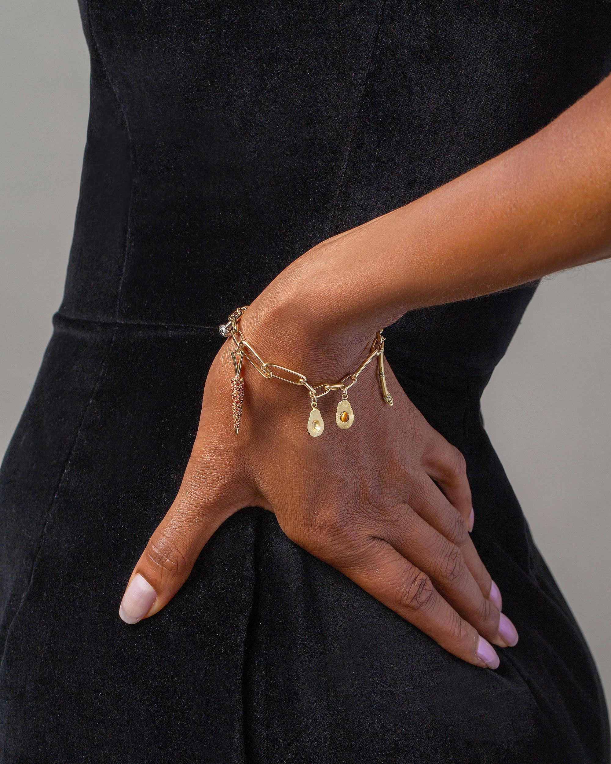 Long Loop Chain Bracelet - Image 3