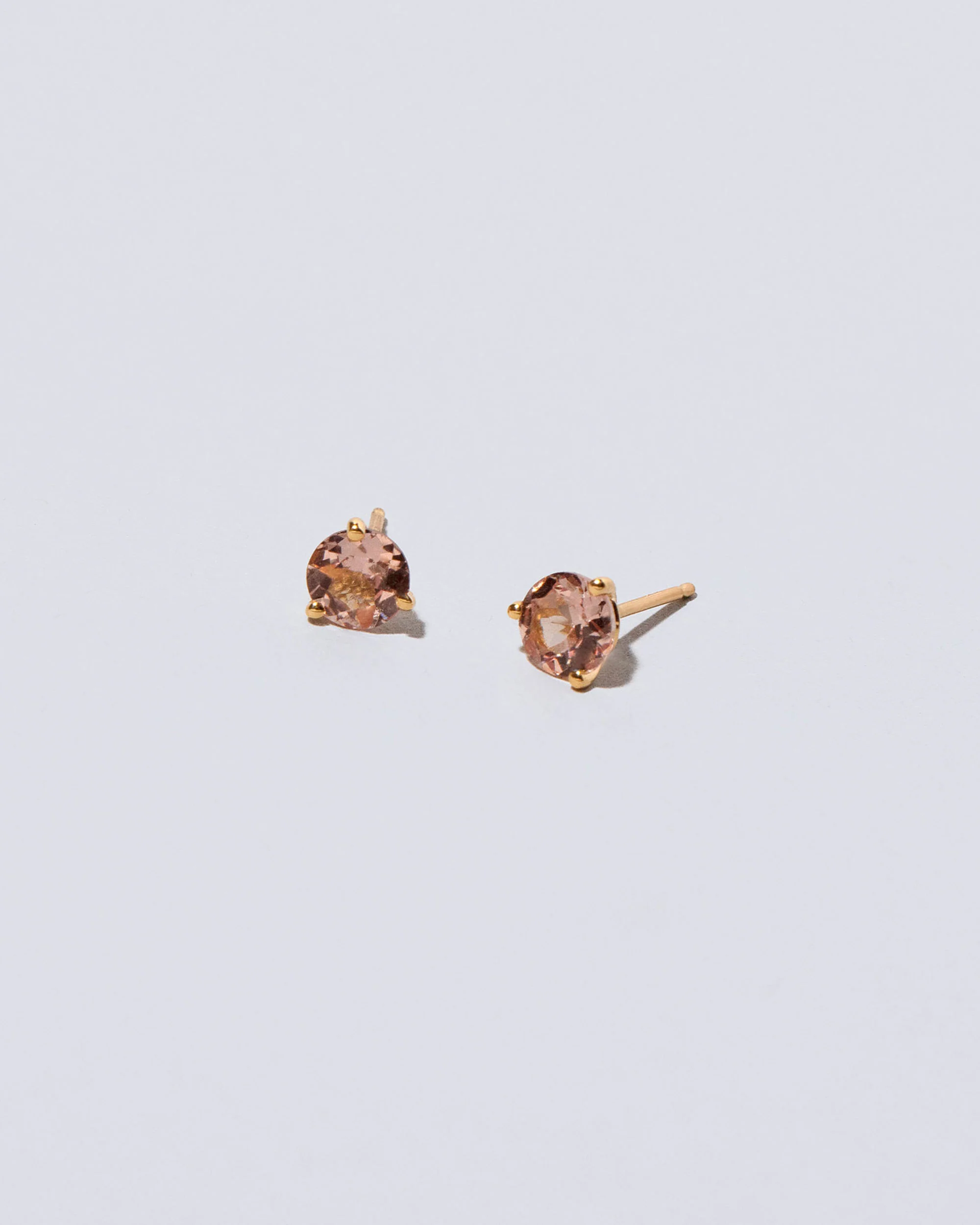 Martini Stud Earrings - Mega Lotus Garnet - Image 3