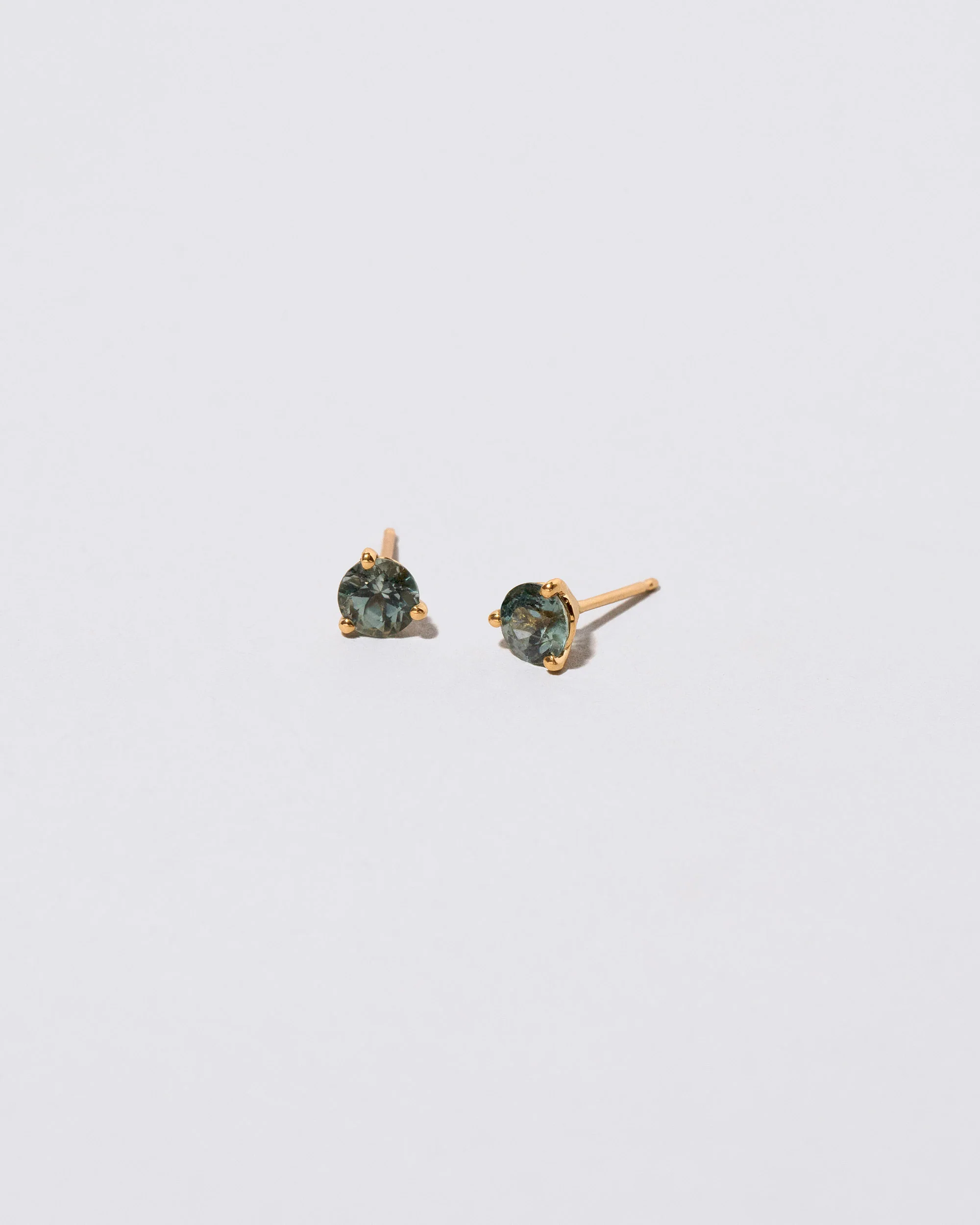 Martini Stud Earrings - Super Teal Sapphire