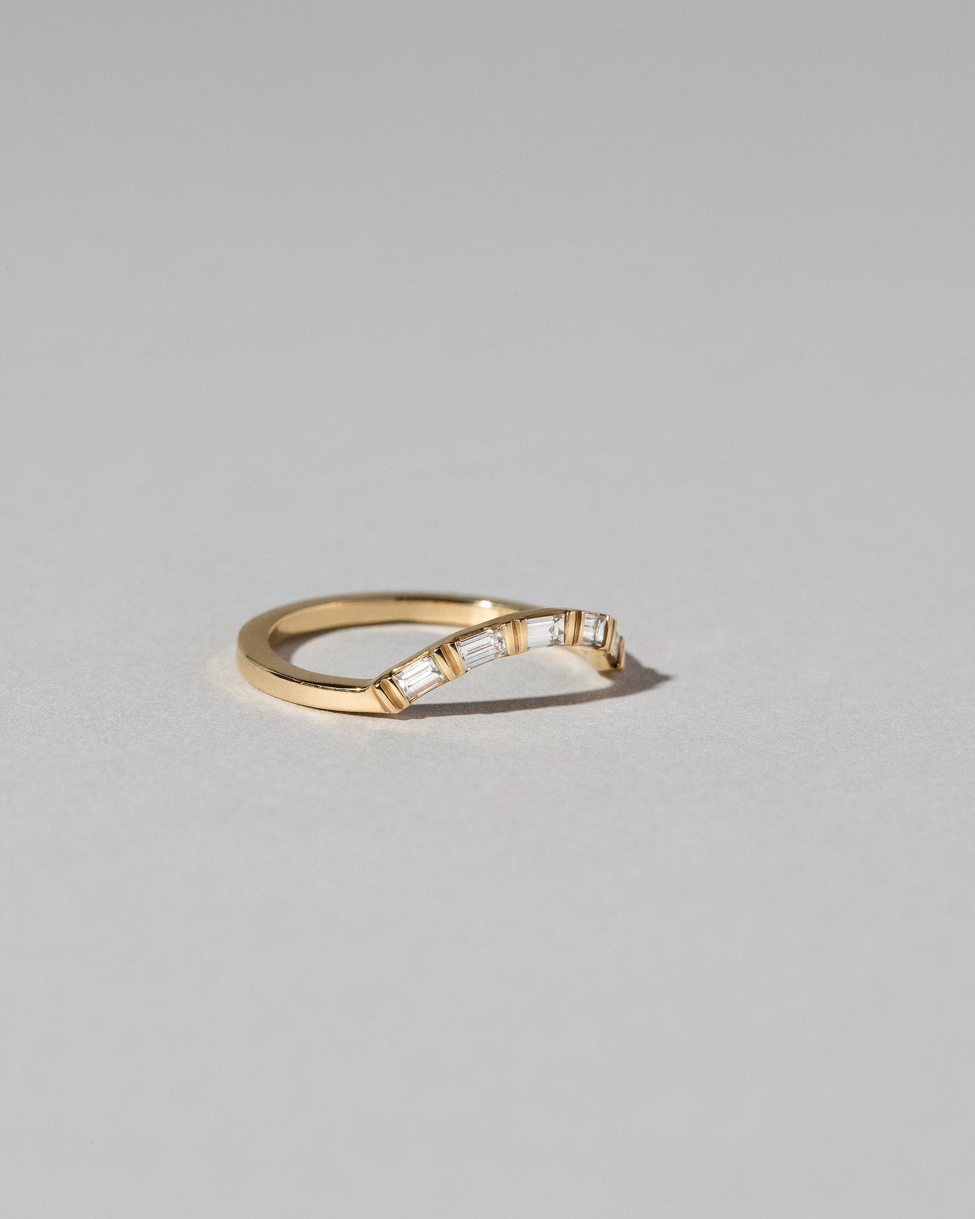Mini Curve Band - Baguette Diamond - Image 2