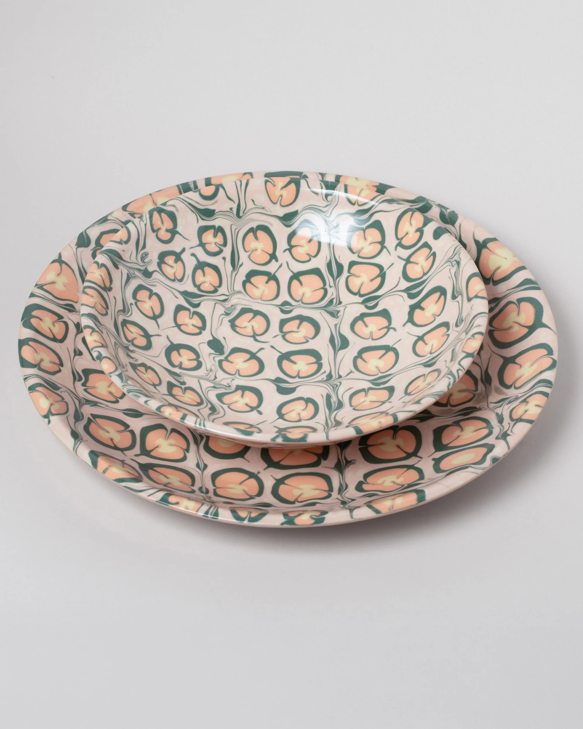 Slipware Pasta Bowl - Image 4