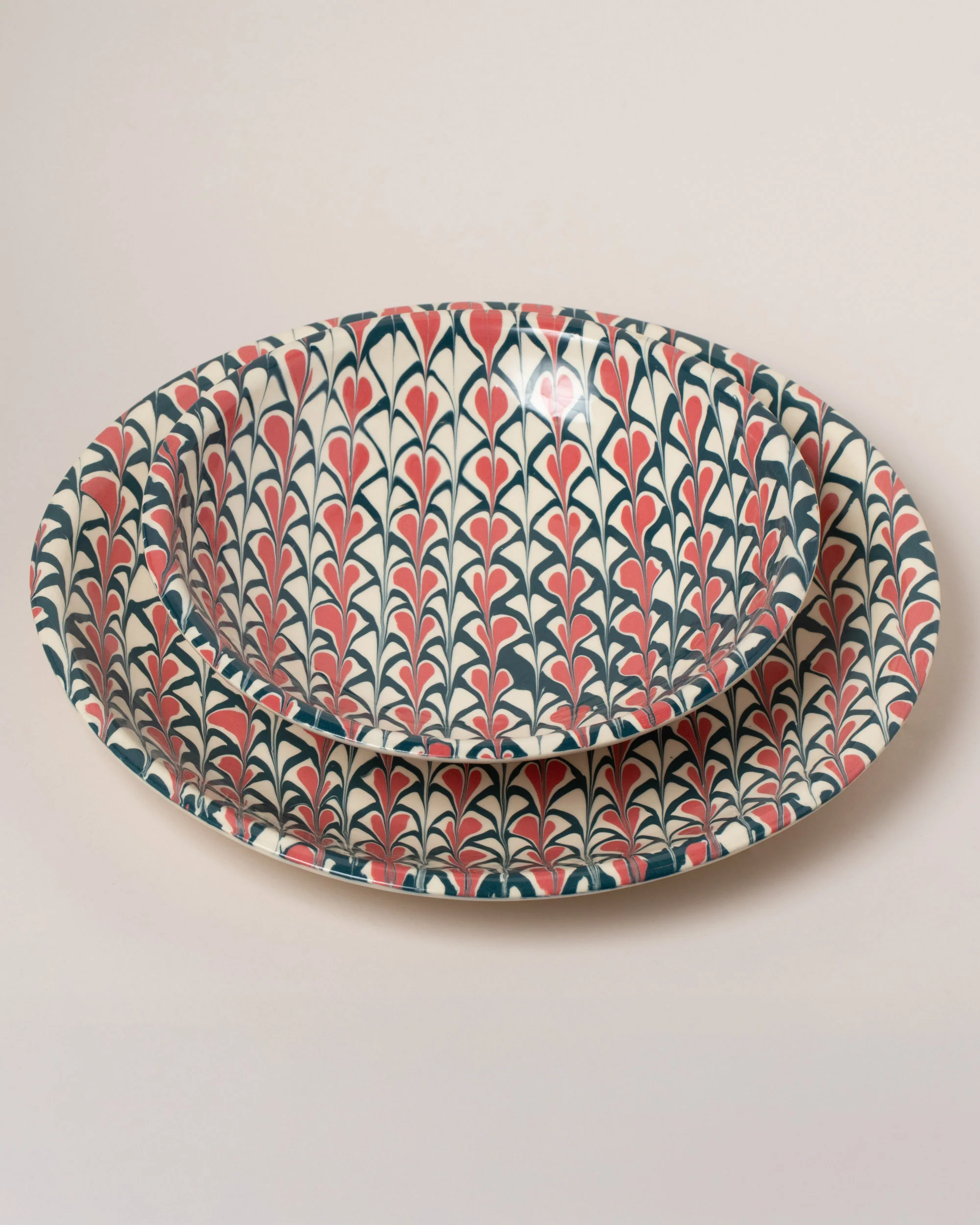 Slipware Pasta Bowl - Image 6