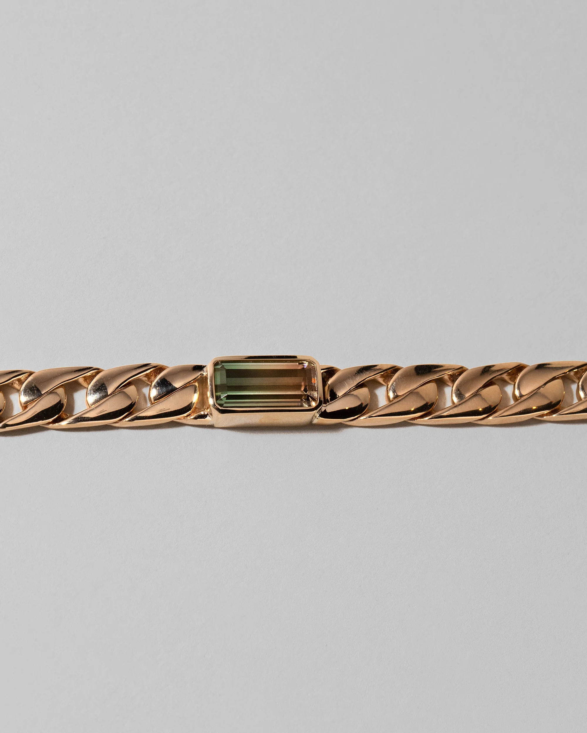 Identity Chain Bicolor Tourmaline Bracelet 003 - Image 3