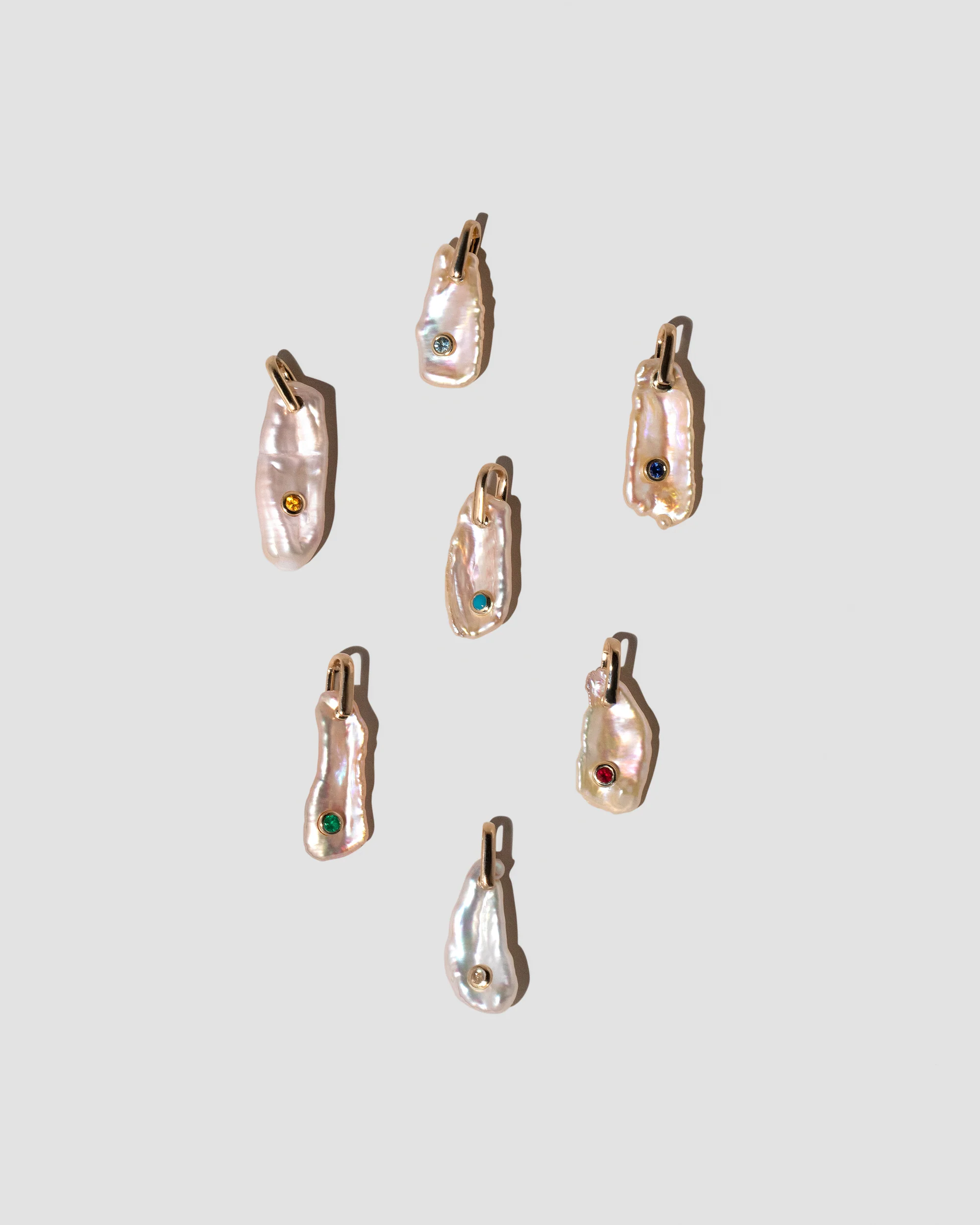 August Birthstone Pearl Pendant With Peridot - Image 5