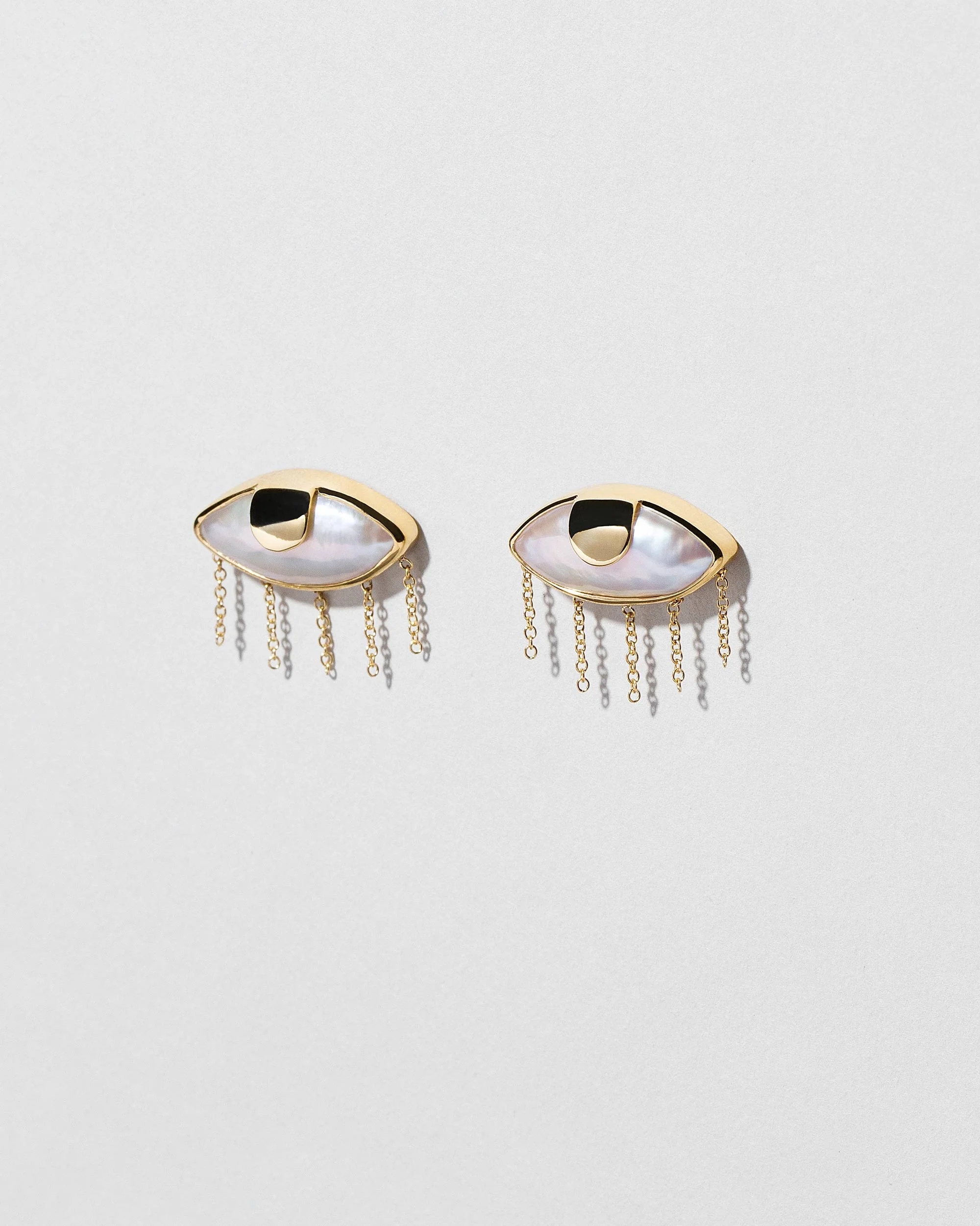 Pearl Eye Earrings - Image 2